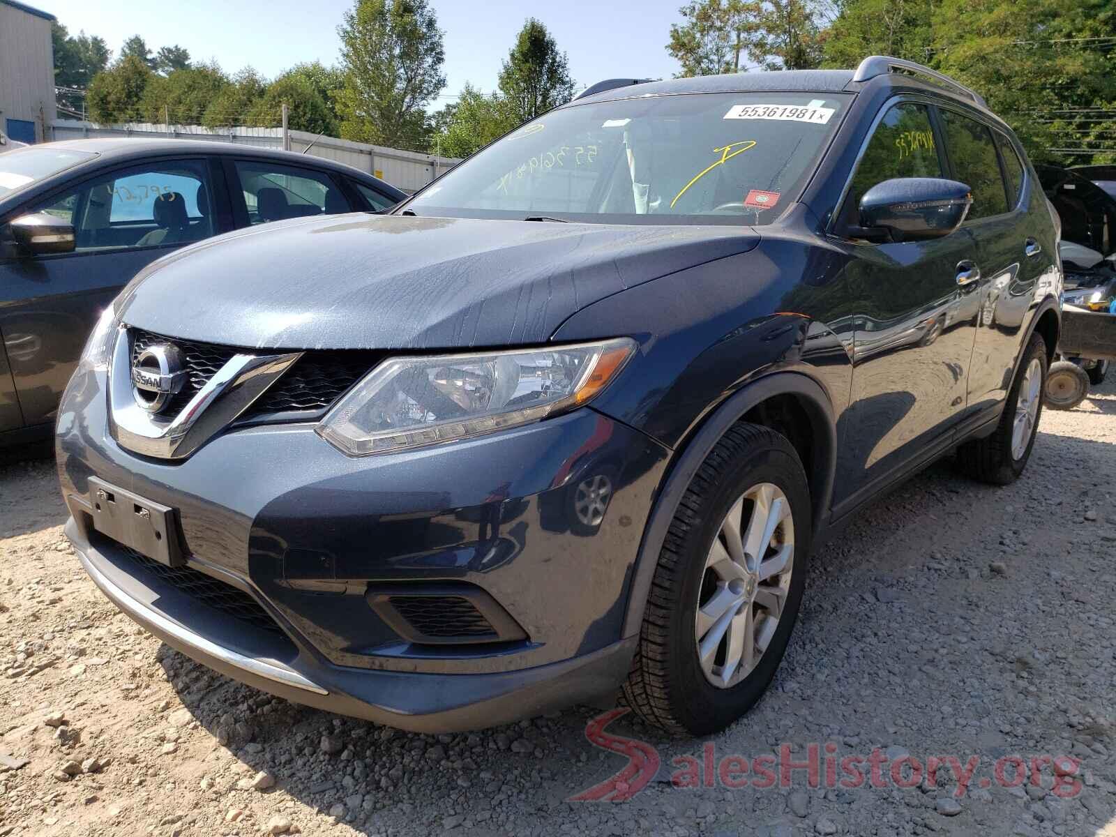 KNMAT2MV2GP658675 2016 NISSAN ROGUE