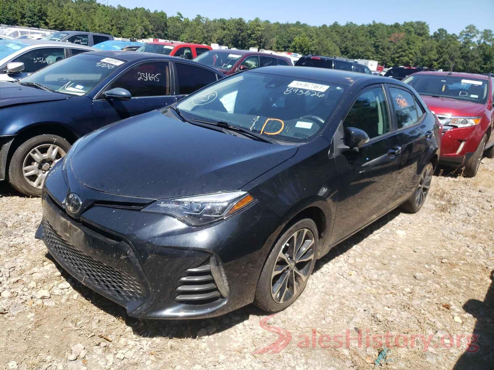 5YFBURHE4KP893526 2019 TOYOTA COROLLA