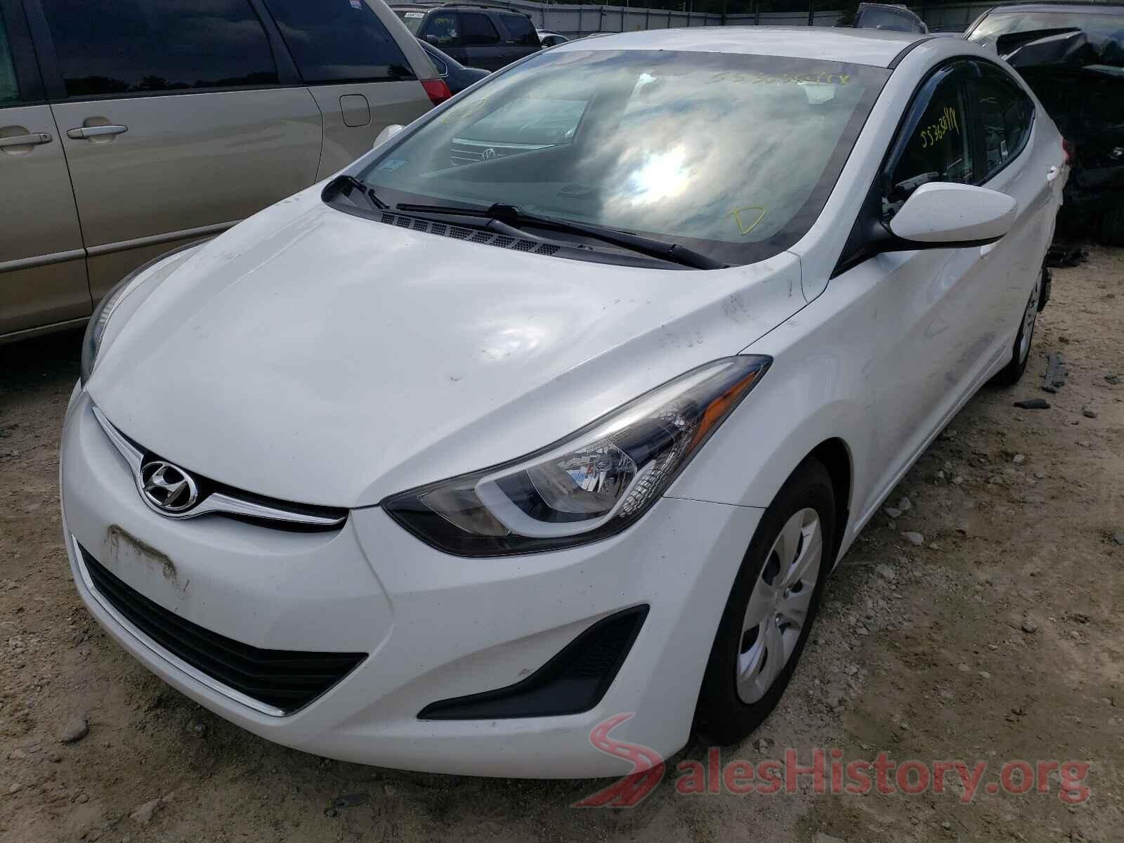 5NPDH4AE2GH742750 2016 HYUNDAI ELANTRA