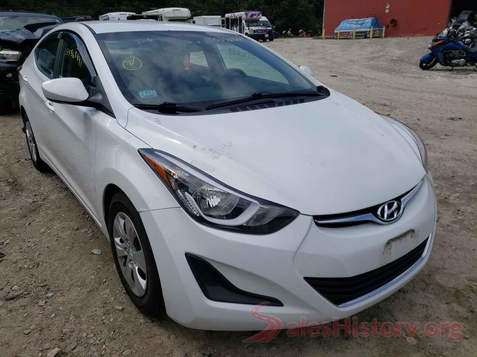 5NPDH4AE2GH742750 2016 HYUNDAI ELANTRA