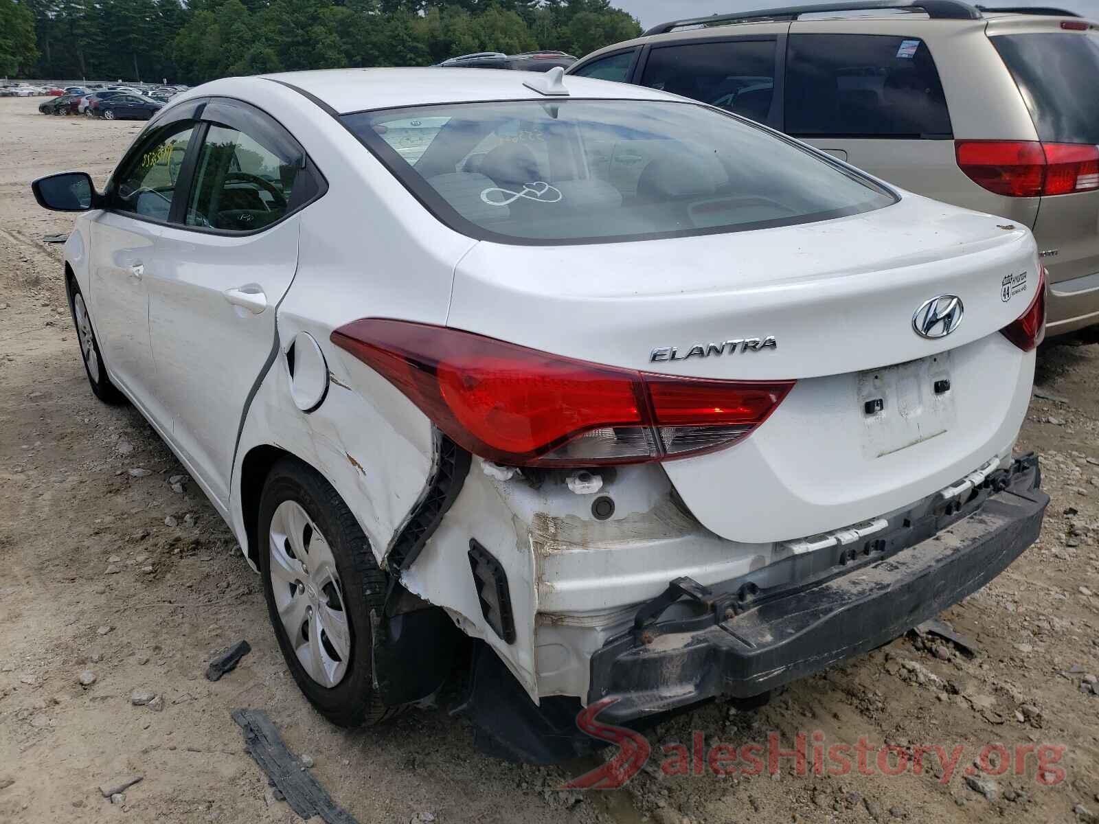 5NPDH4AE2GH742750 2016 HYUNDAI ELANTRA