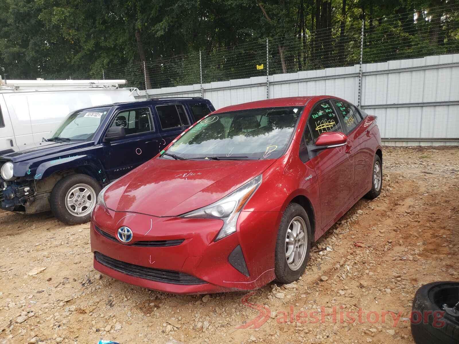 JTDKBRFU4G3502276 2016 TOYOTA PRIUS