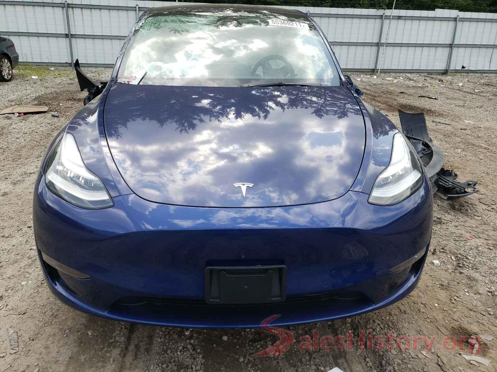 5YJYGDEE4MF195425 2021 TESLA MODEL Y