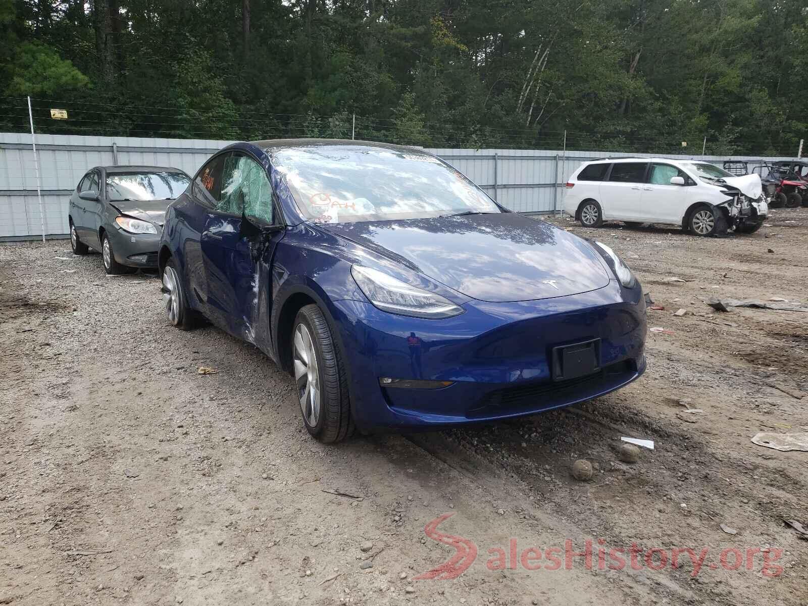 5YJYGDEE4MF195425 2021 TESLA MODEL Y