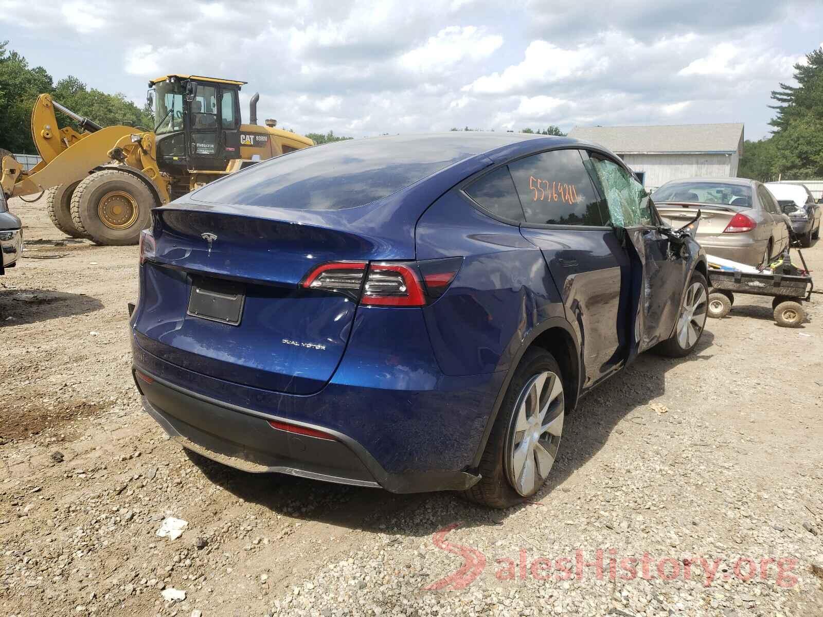 5YJYGDEE4MF195425 2021 TESLA MODEL Y