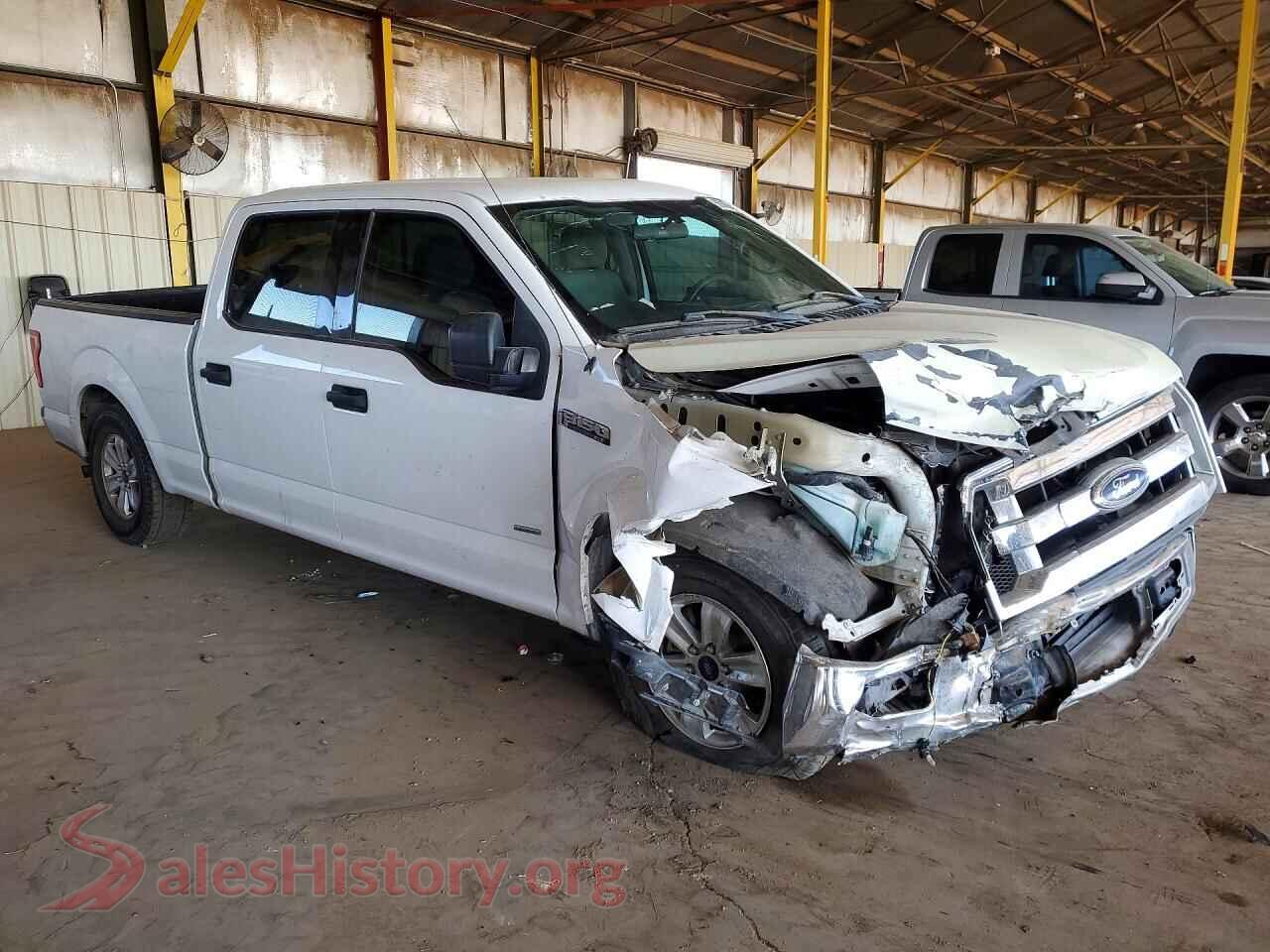 2017 FORD F150 VIN 1FTEW1CPXHKE23610, rear 3/4 view
