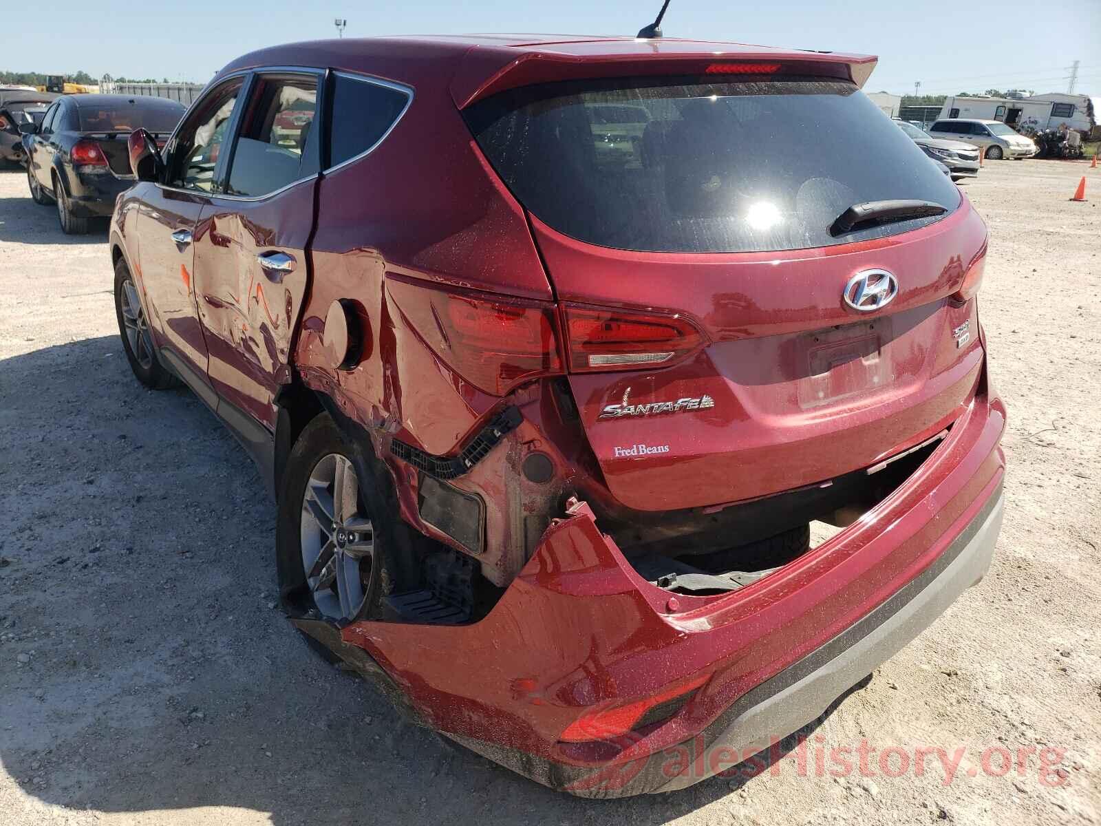 5XYZTDLB7JG556210 2018 HYUNDAI SANTA FE