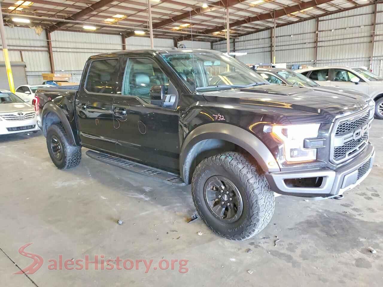 2018 FORD F150 VIN 1FTFW1RG9JFB81015, rear 3/4 view