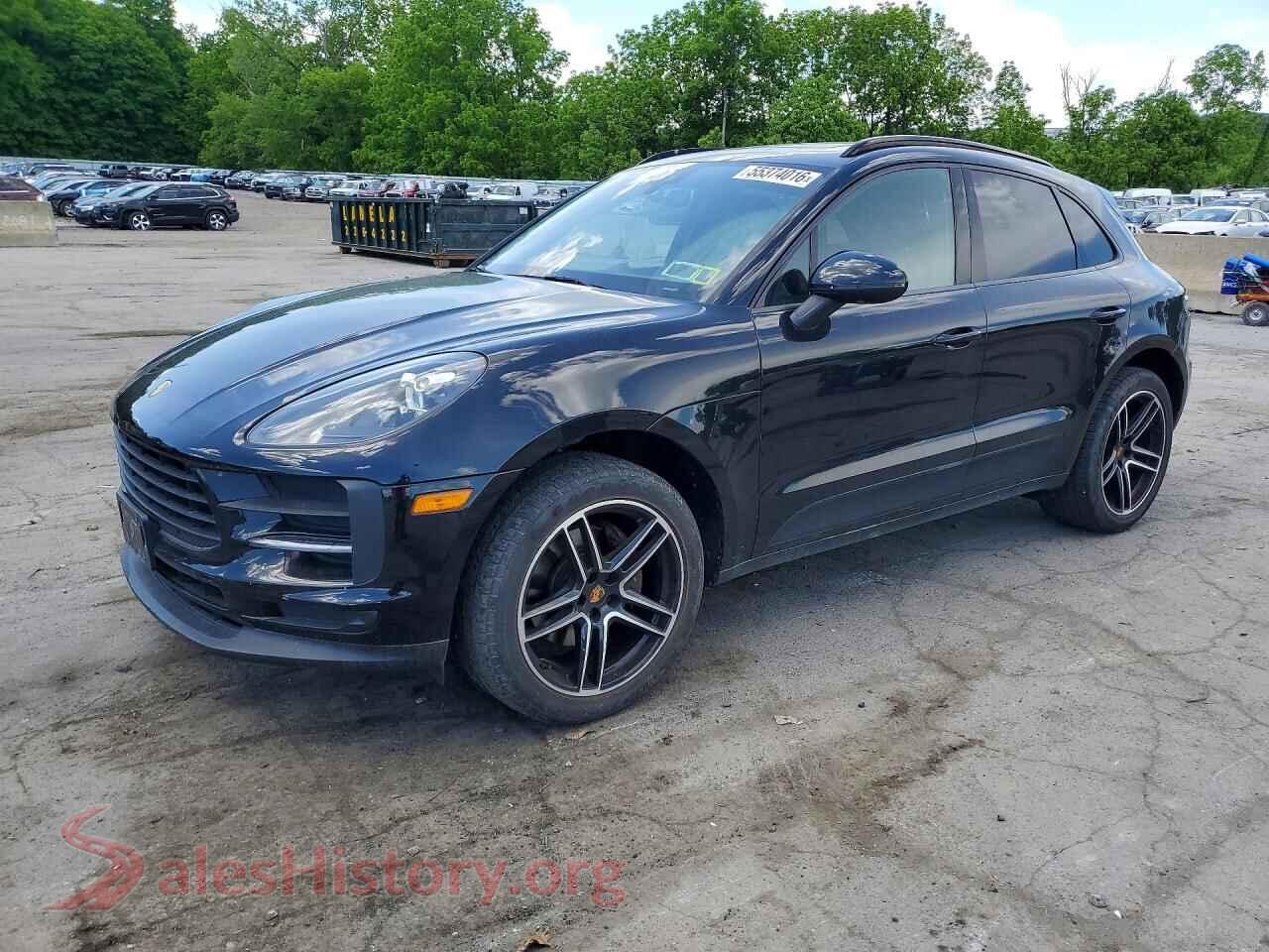 2020 PORSCHE MACAN VIN WP1AA2A59LLB05564, auction photo
