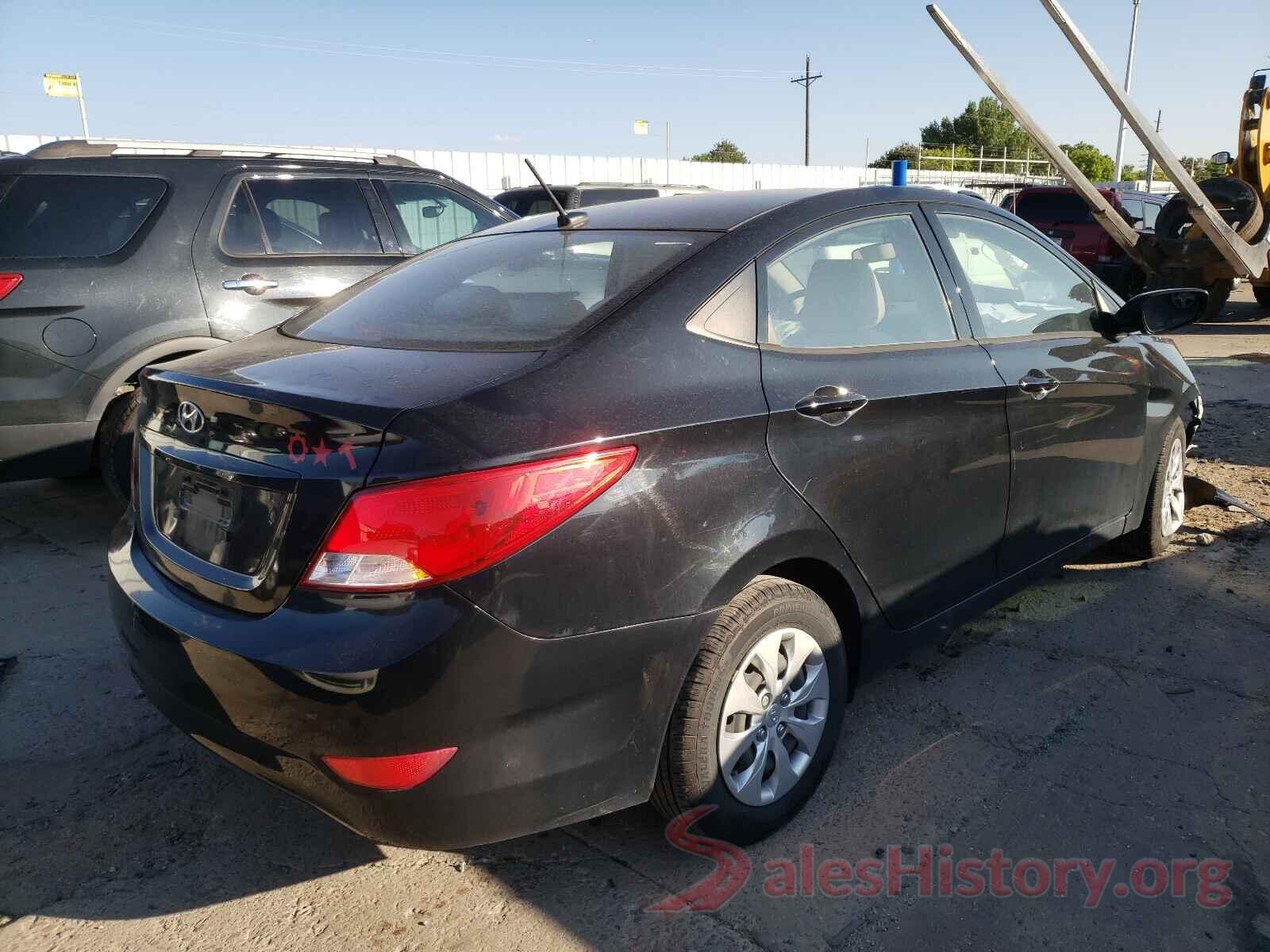 KMHCT4AE9GU055485 2016 HYUNDAI ACCENT