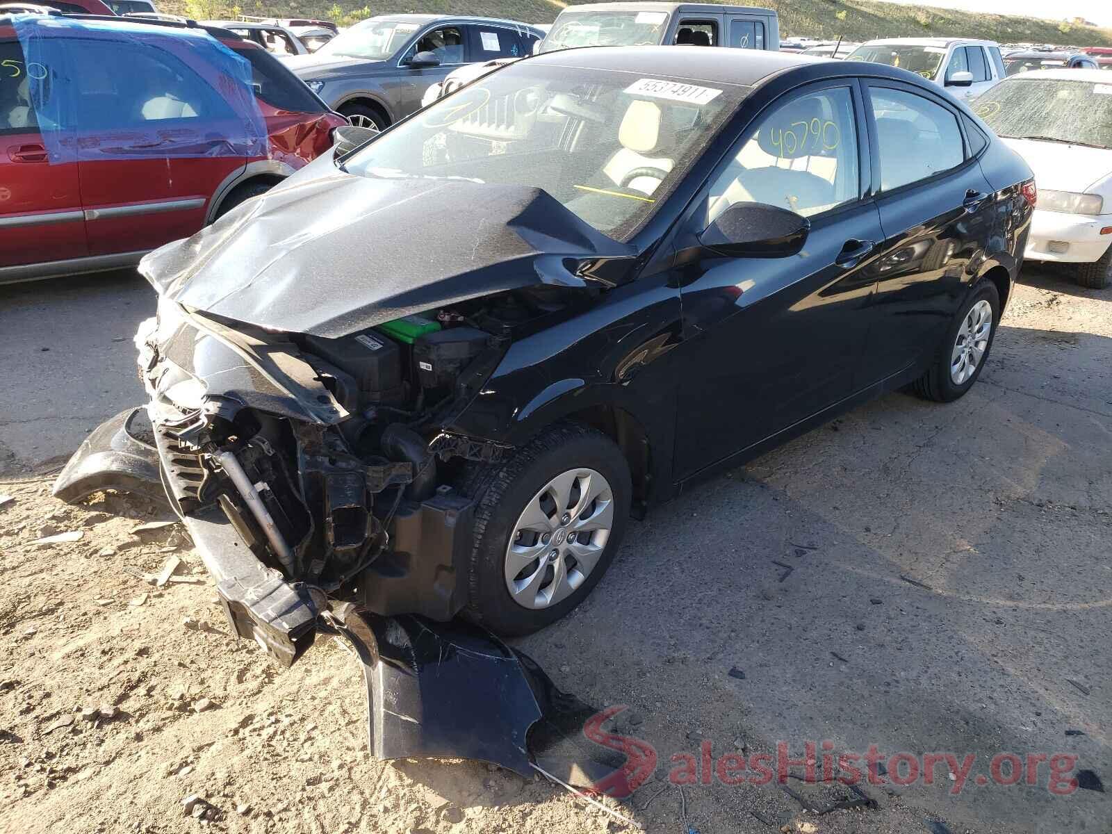 KMHCT4AE9GU055485 2016 HYUNDAI ACCENT