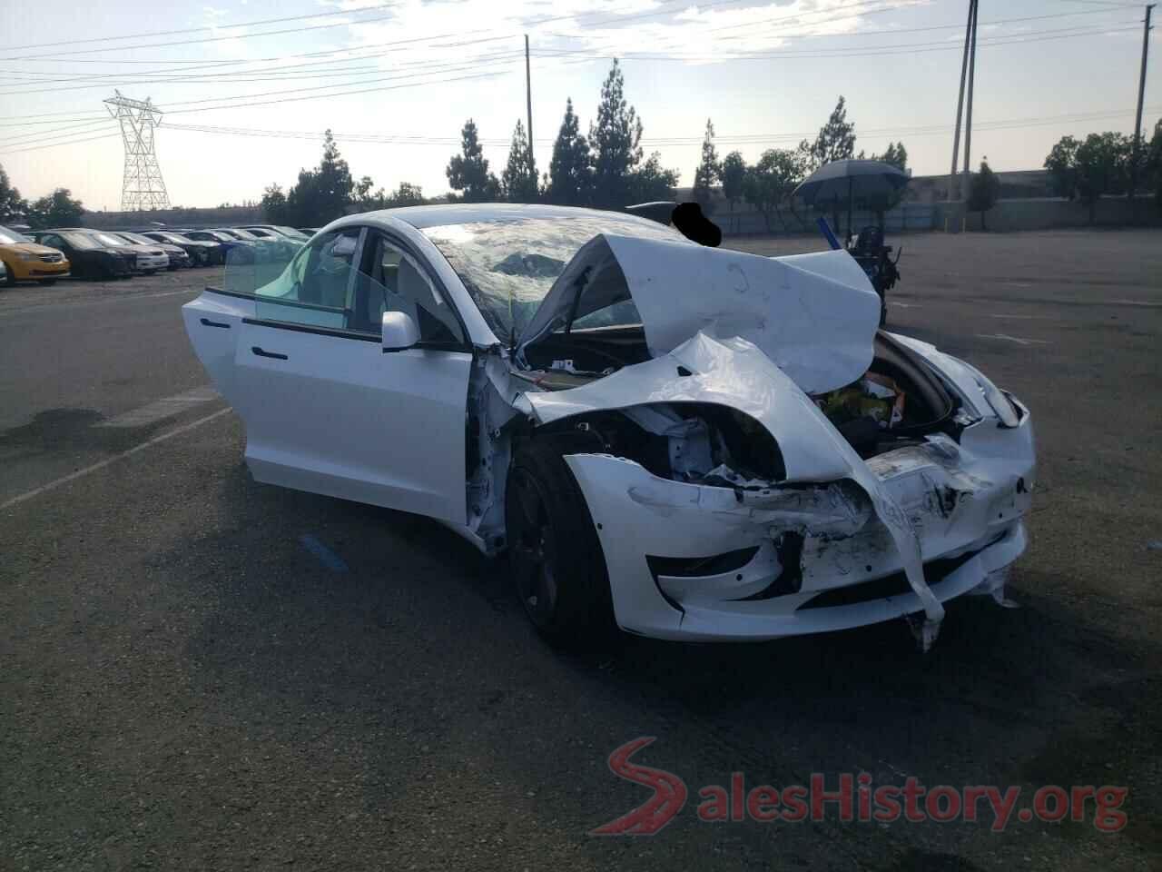 5YJ3E1EA3MF877885 2021 TESLA MODEL 3