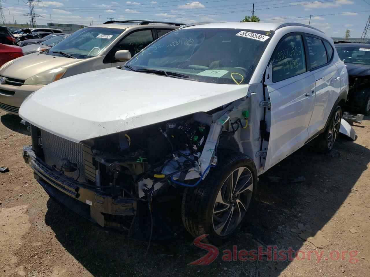 KM8J3CAL1KU989407 2019 HYUNDAI TUCSON