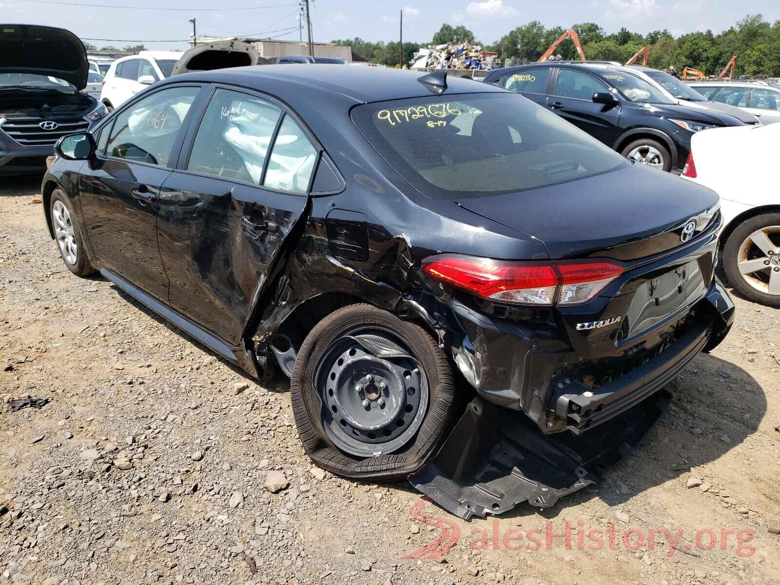 JTDEPRAE0LJ018223 2020 TOYOTA COROLLA