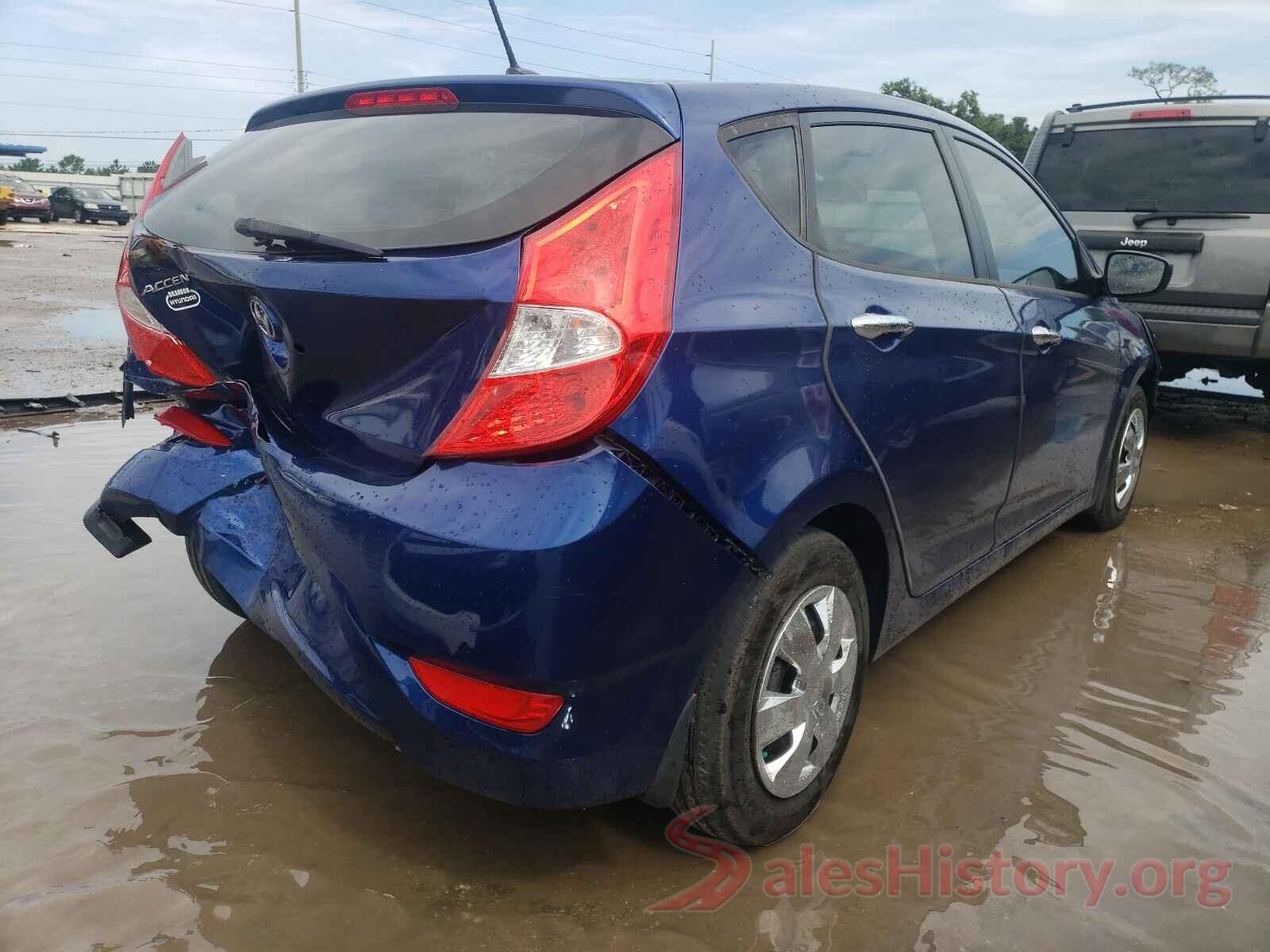 KMHCT5AE8GU244358 2016 HYUNDAI ACCENT