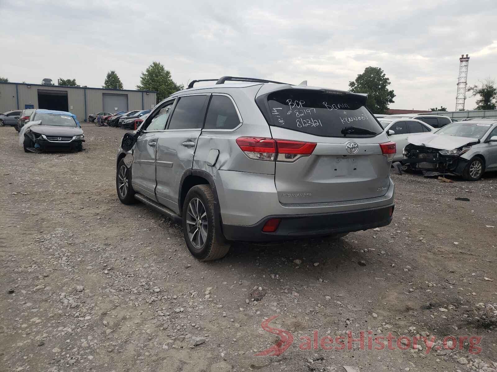 5TDJZRFH3JS549072 2018 TOYOTA HIGHLANDER