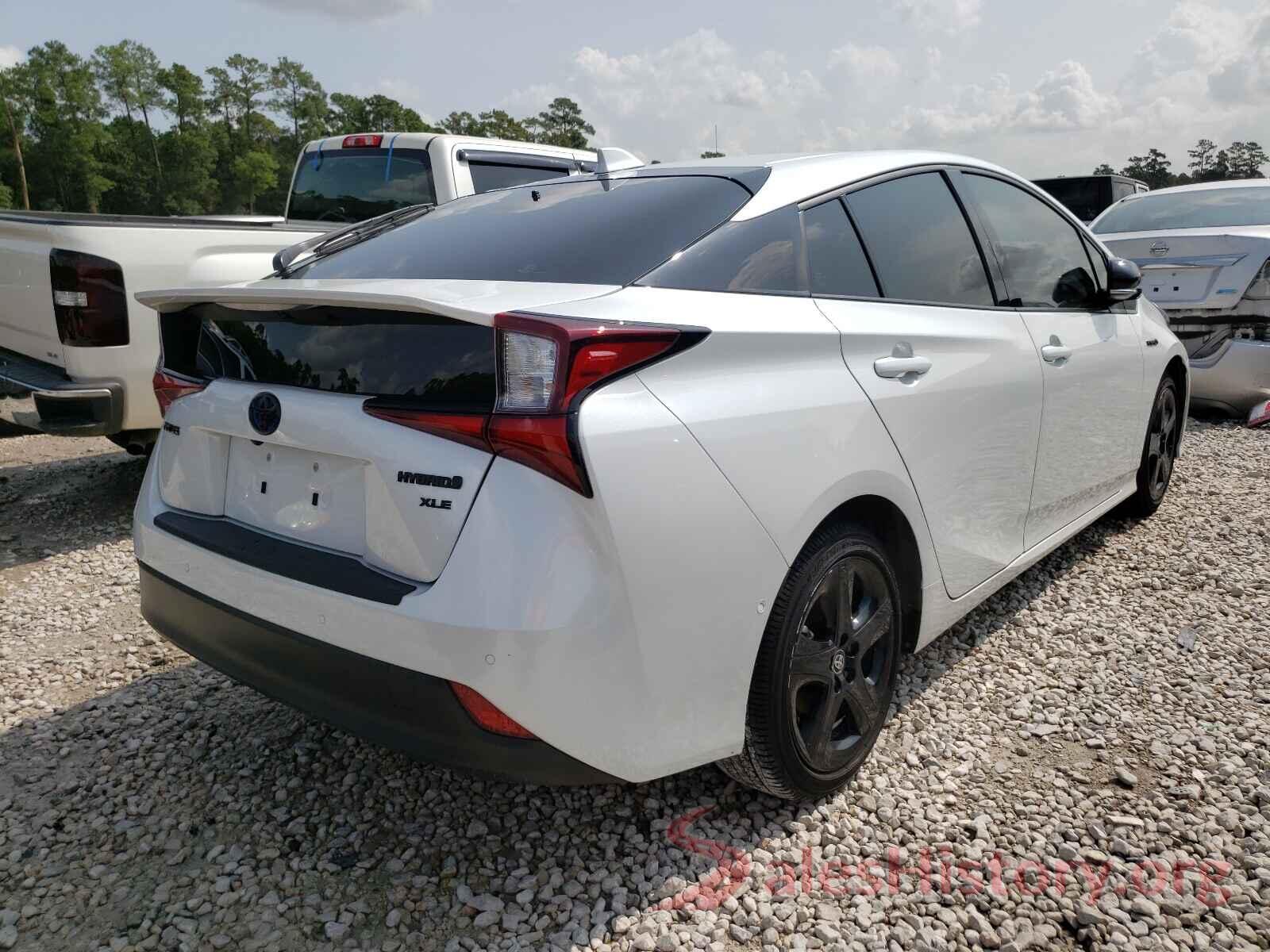 JTDKAMFU4M3127961 2021 TOYOTA PRIUS