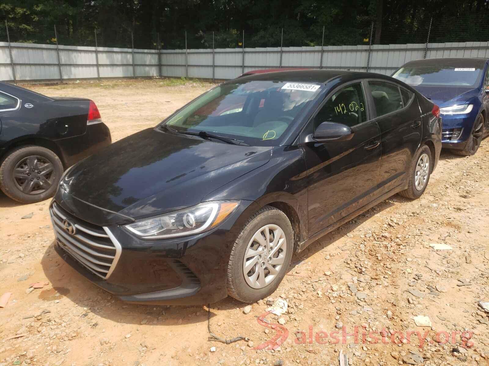 KMHD74LF5HU078049 2017 HYUNDAI ELANTRA