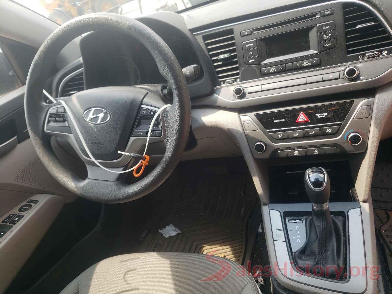 KMHD74LF5HU078049 2017 HYUNDAI ELANTRA