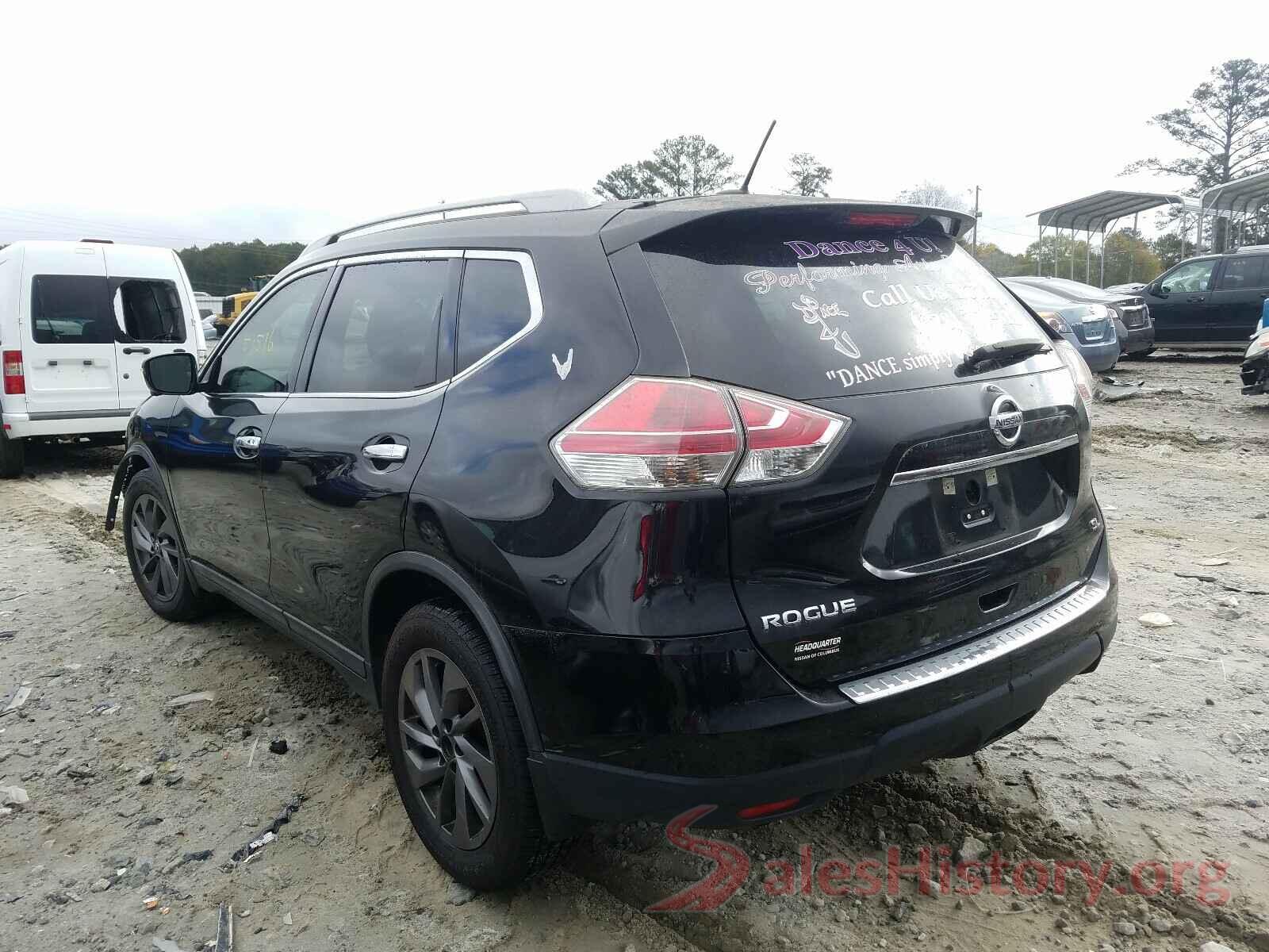 5N1AT2MT8GC883667 2016 NISSAN ROGUE