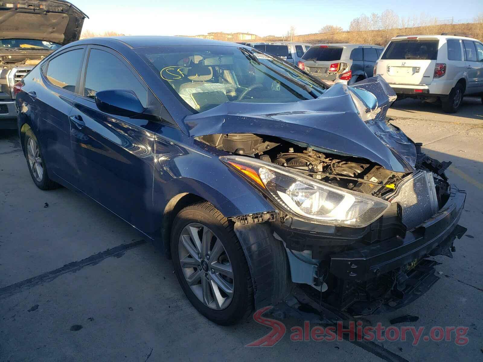 KMHDH4AE7GU542061 2016 HYUNDAI ELANTRA