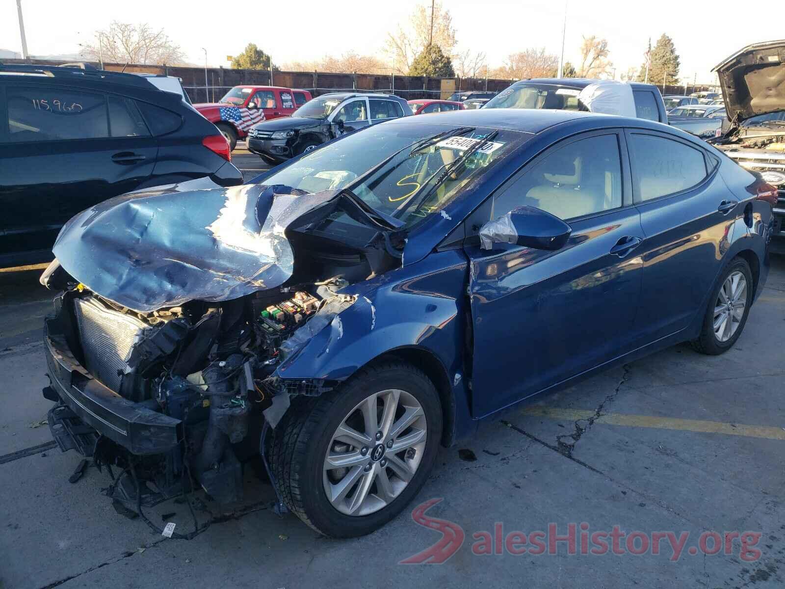 KMHDH4AE7GU542061 2016 HYUNDAI ELANTRA