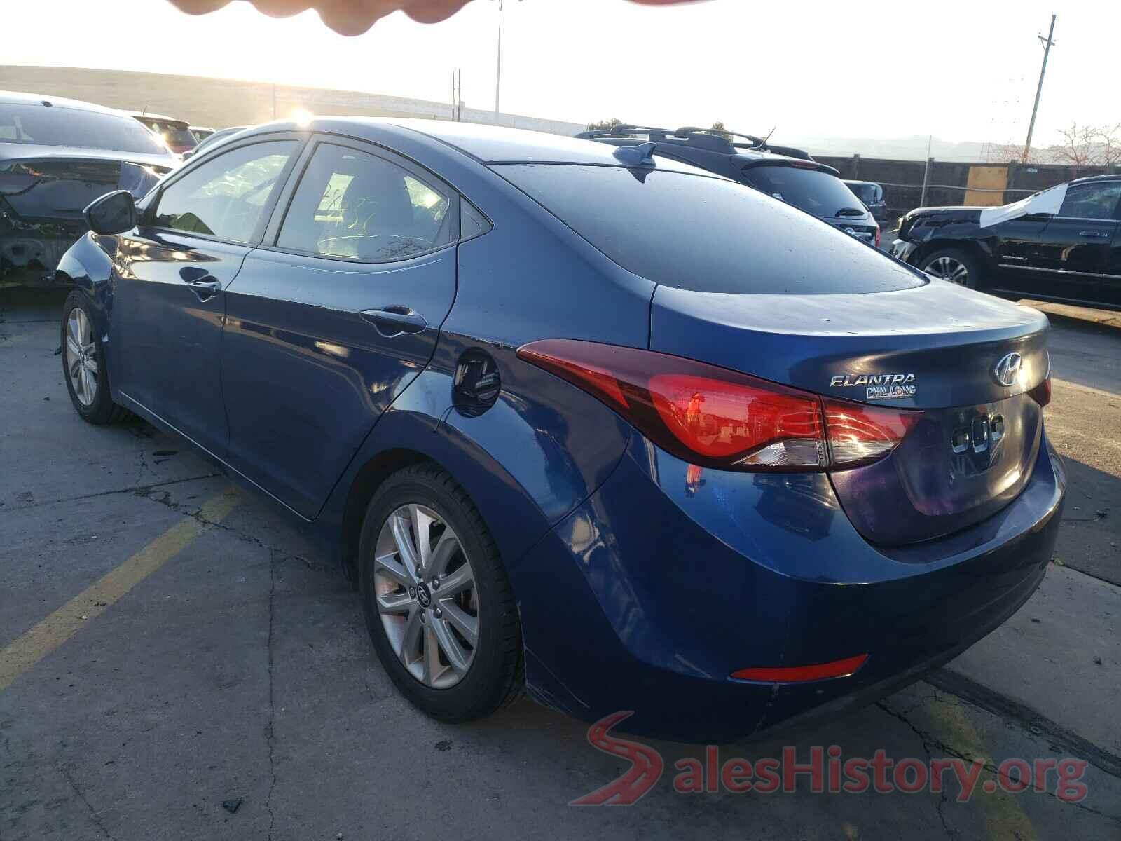 KMHDH4AE7GU542061 2016 HYUNDAI ELANTRA