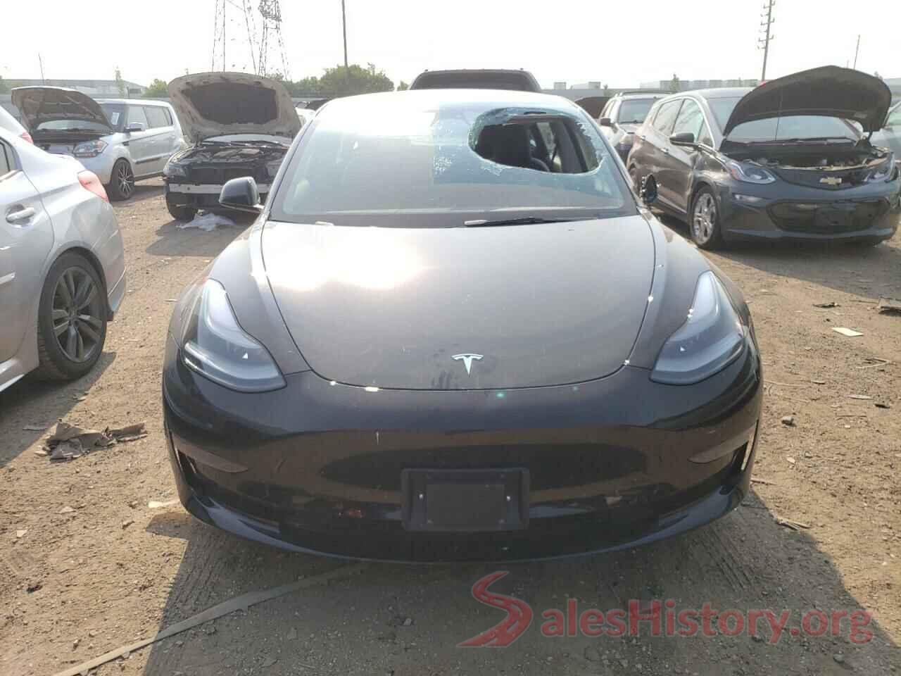 5YJ3E1EA7NF290817 2022 TESLA MODEL 3