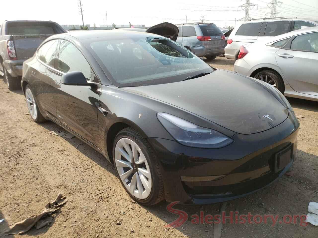 5YJ3E1EA7NF290817 2022 TESLA MODEL 3