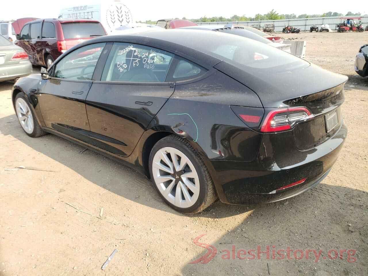 5YJ3E1EA7NF290817 2022 TESLA MODEL 3