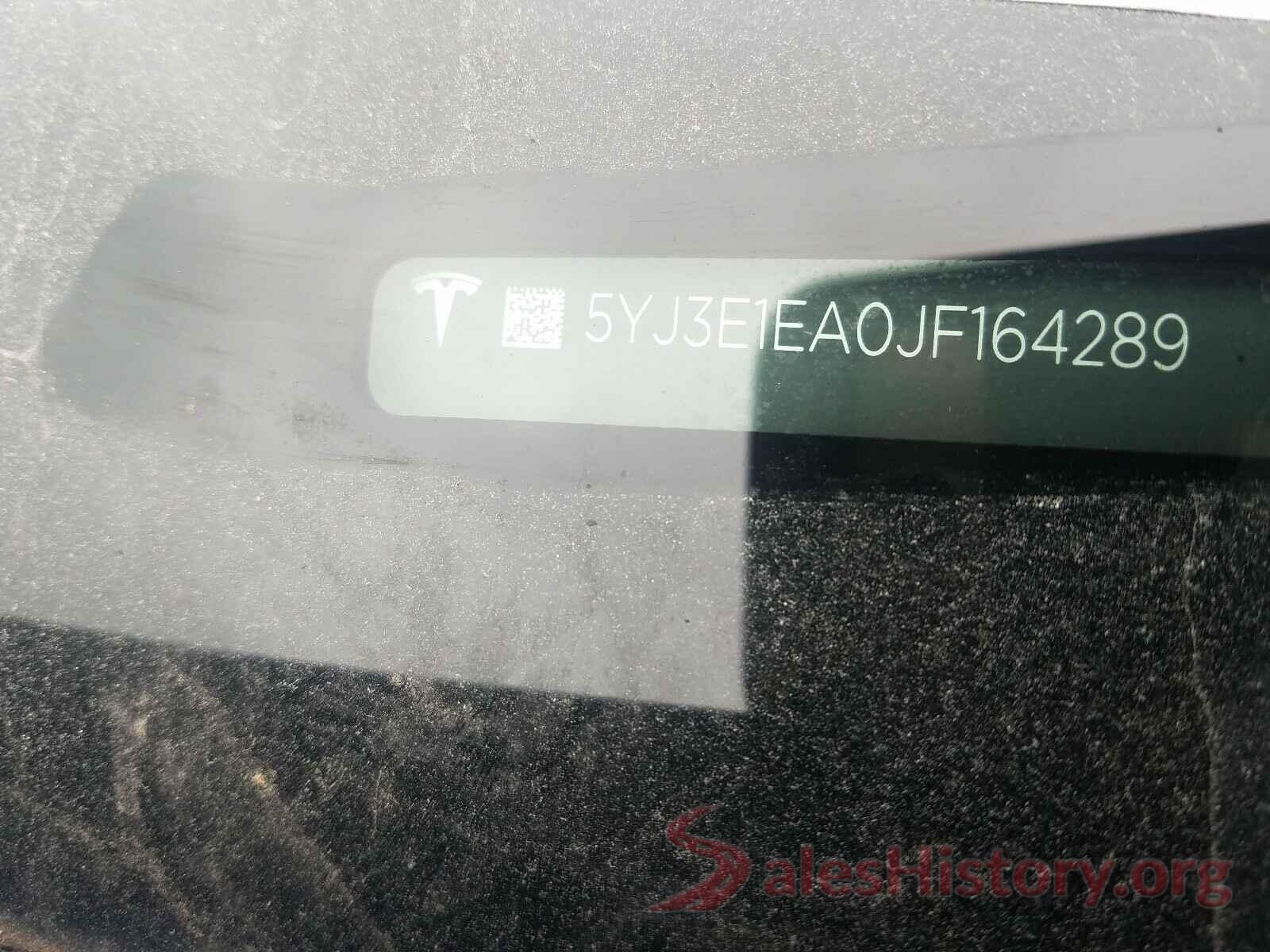 5YJ3E1EA0JF164289 2018 TESLA MODEL 3