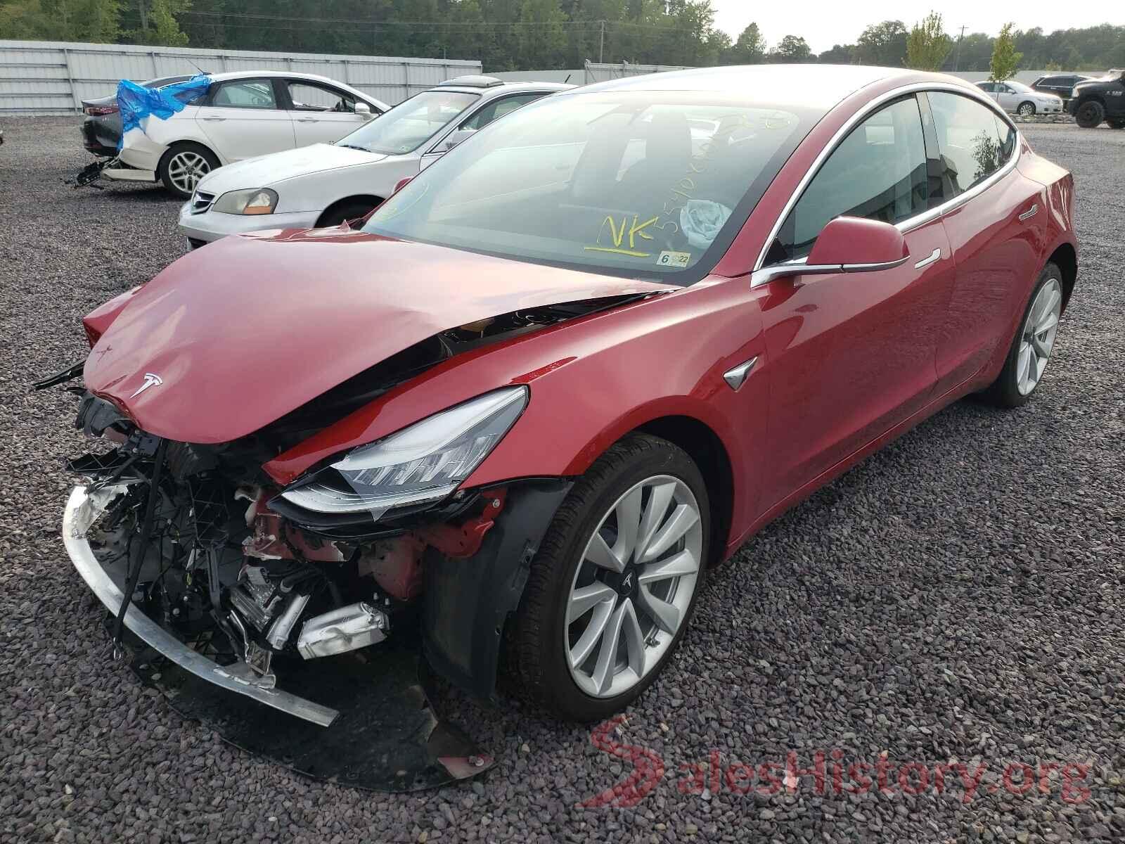 5YJ3E1EA0JF163689 2018 TESLA MODEL 3