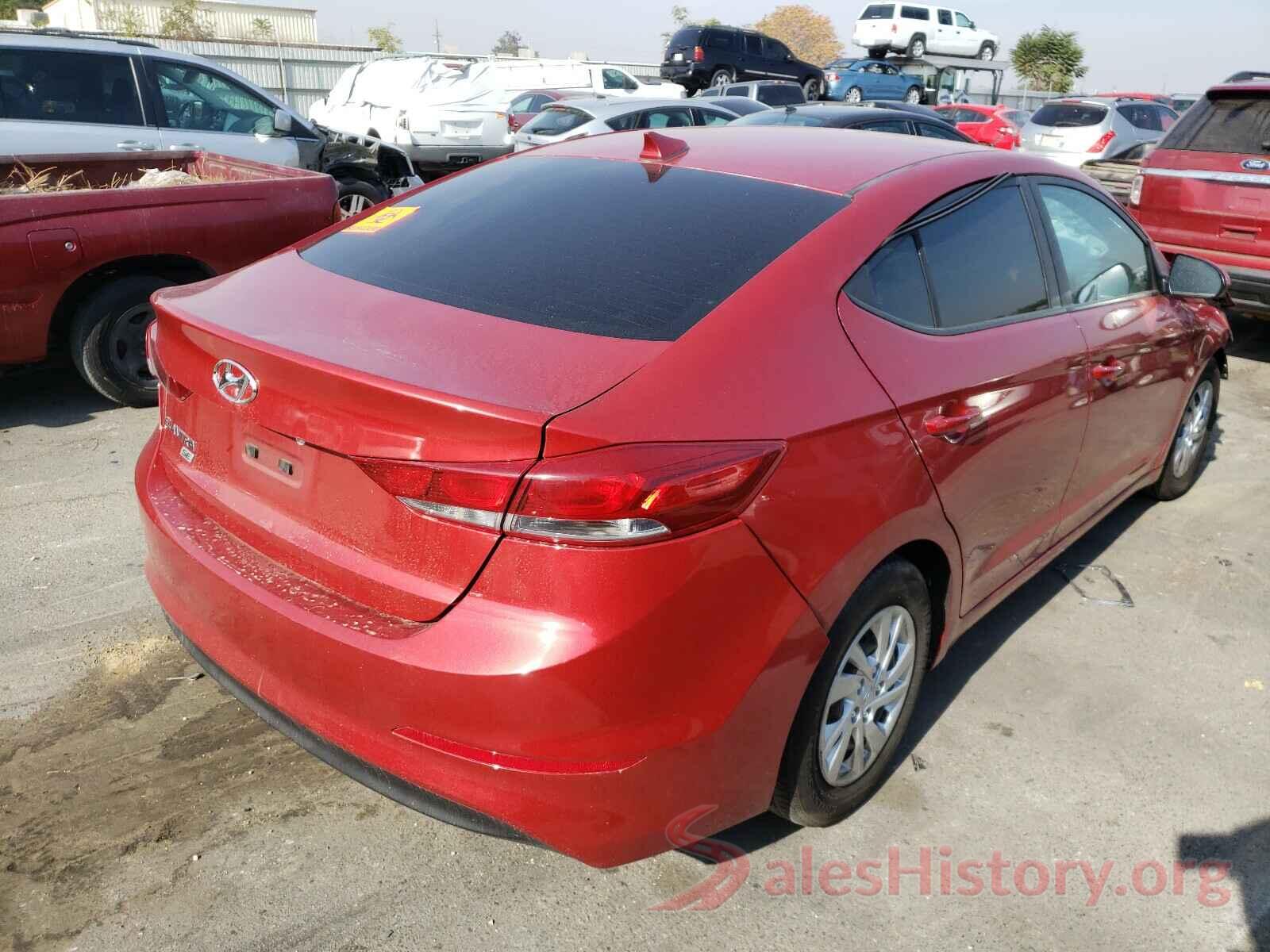 5NPD74LF8HH085026 2017 HYUNDAI ELANTRA