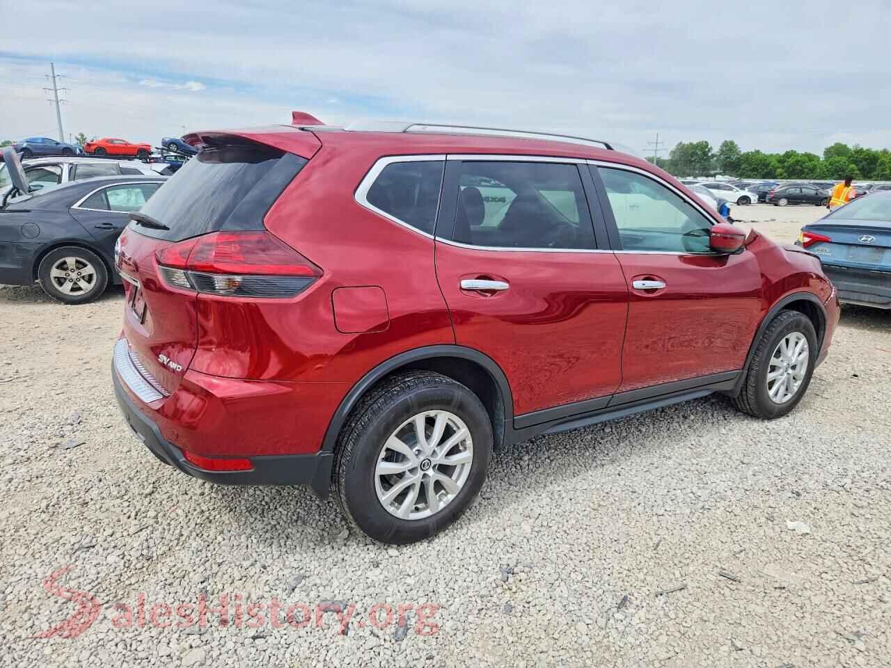 2020 NISSAN ROGUE VIN 5N1AT2MV0LC795563, right side view