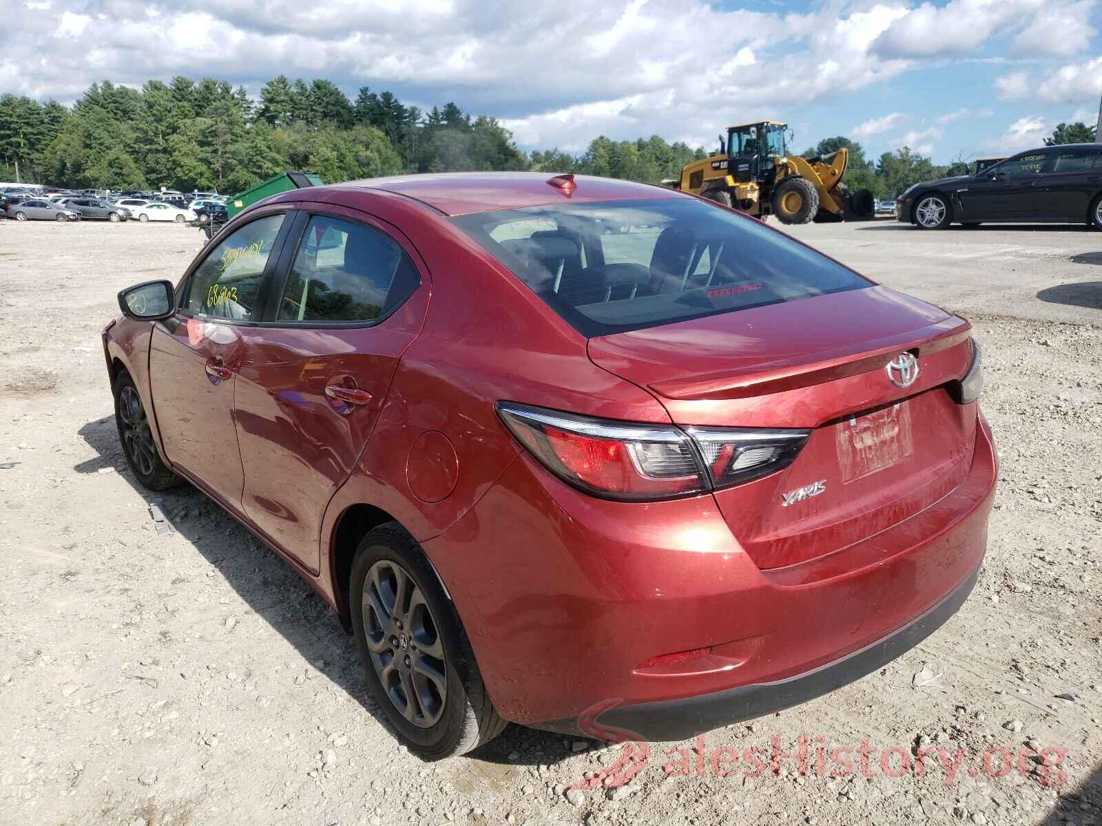 3MYDLBYV4KY506090 2019 TOYOTA YARIS