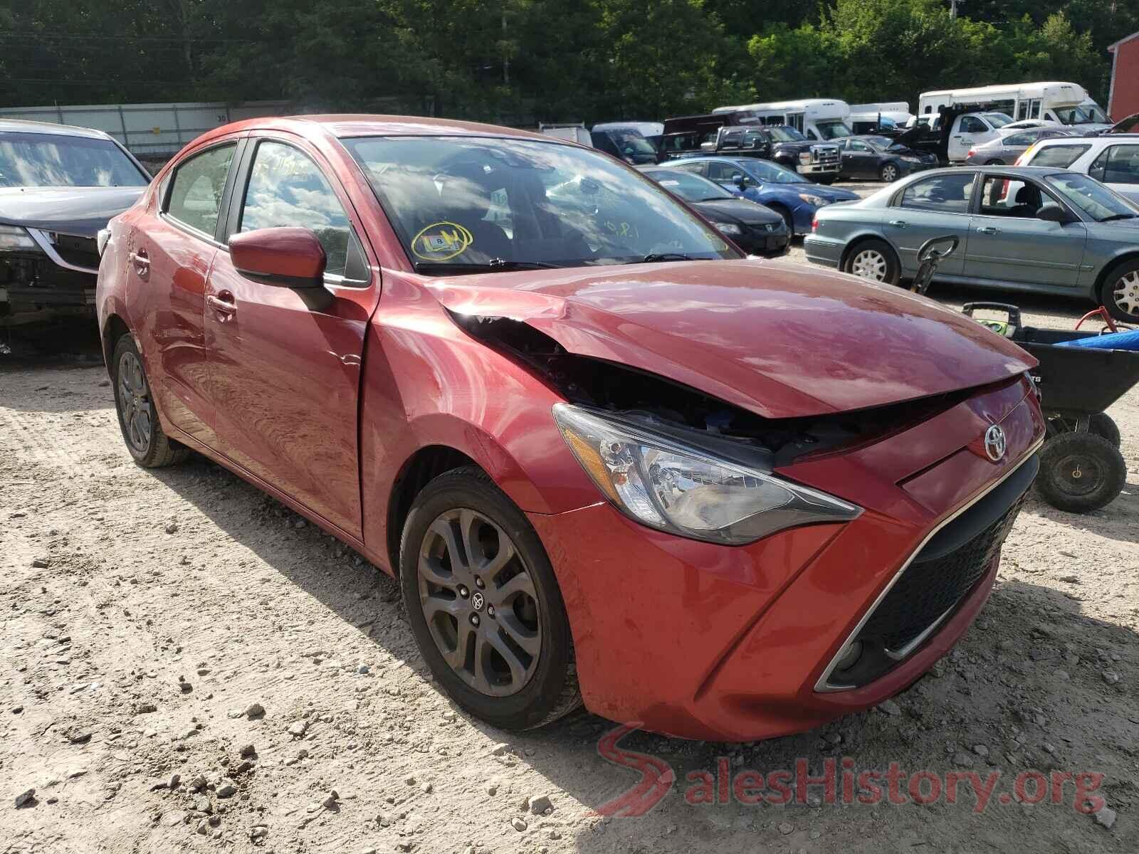 3MYDLBYV4KY506090 2019 TOYOTA YARIS