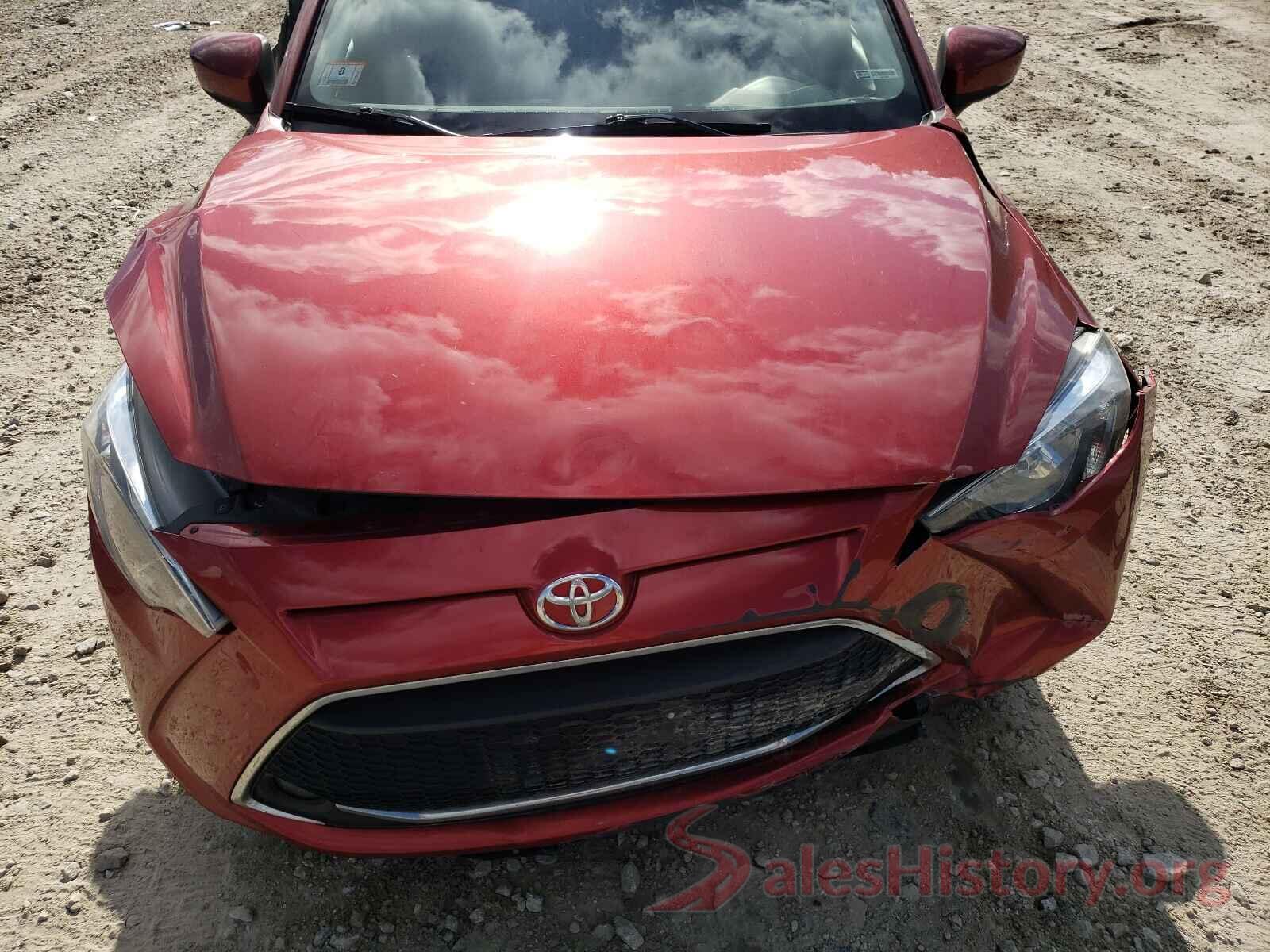 3MYDLBYV4KY506090 2019 TOYOTA YARIS