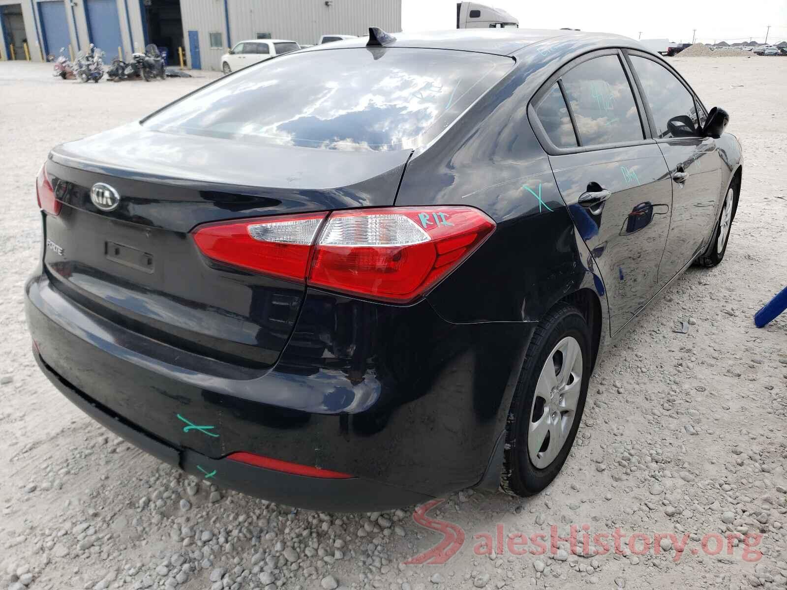 KNAFK4A67G5595759 2016 KIA FORTE