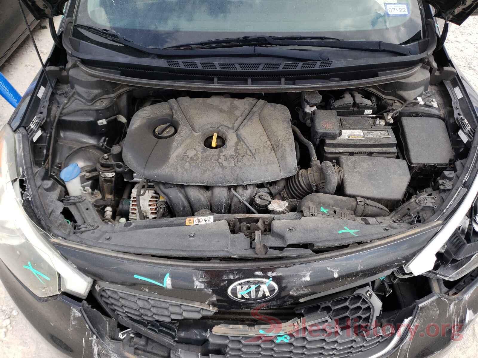 KNAFK4A67G5595759 2016 KIA FORTE