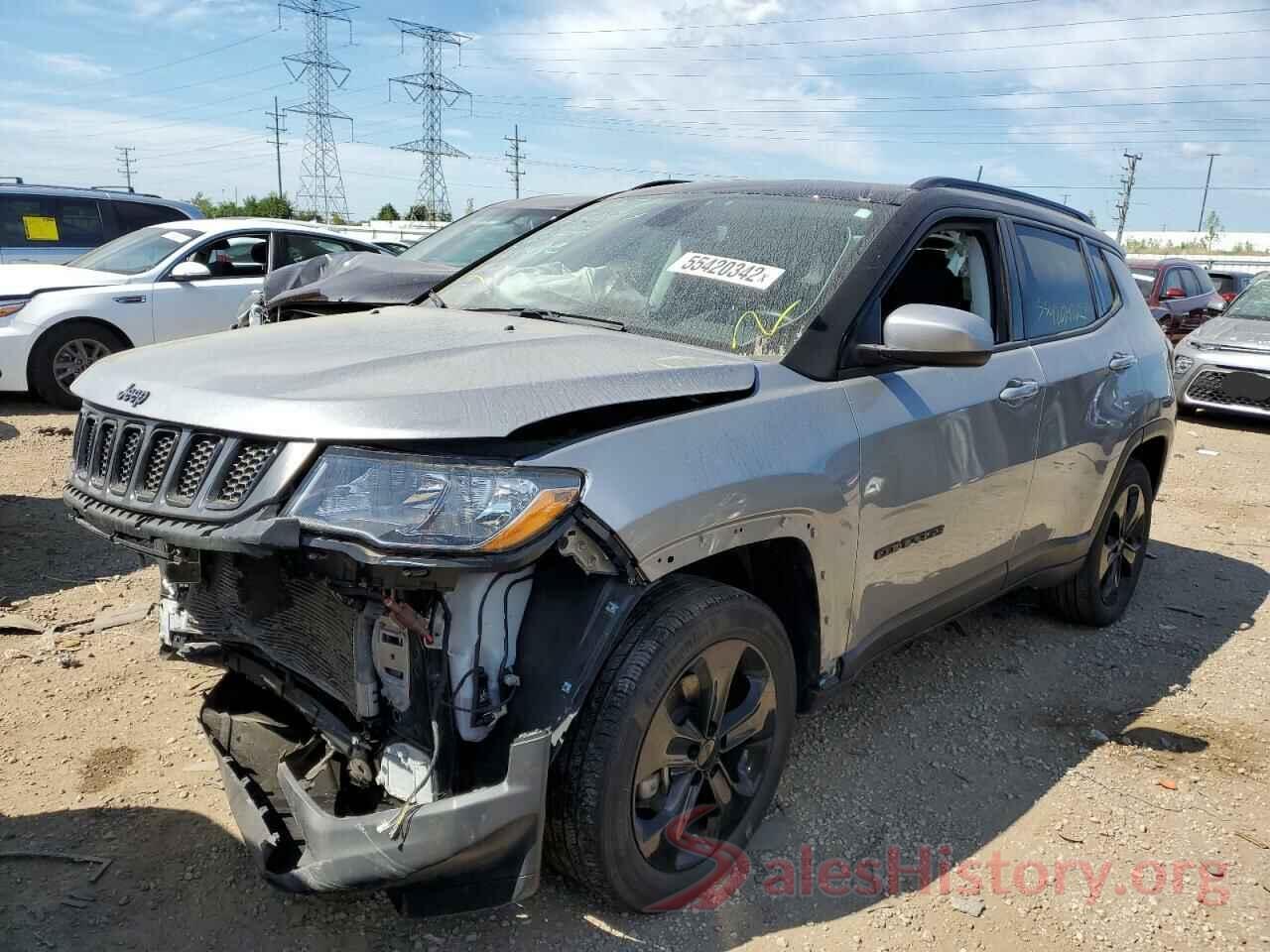 3C4NJDBB0KT741277 2019 JEEP COMPASS