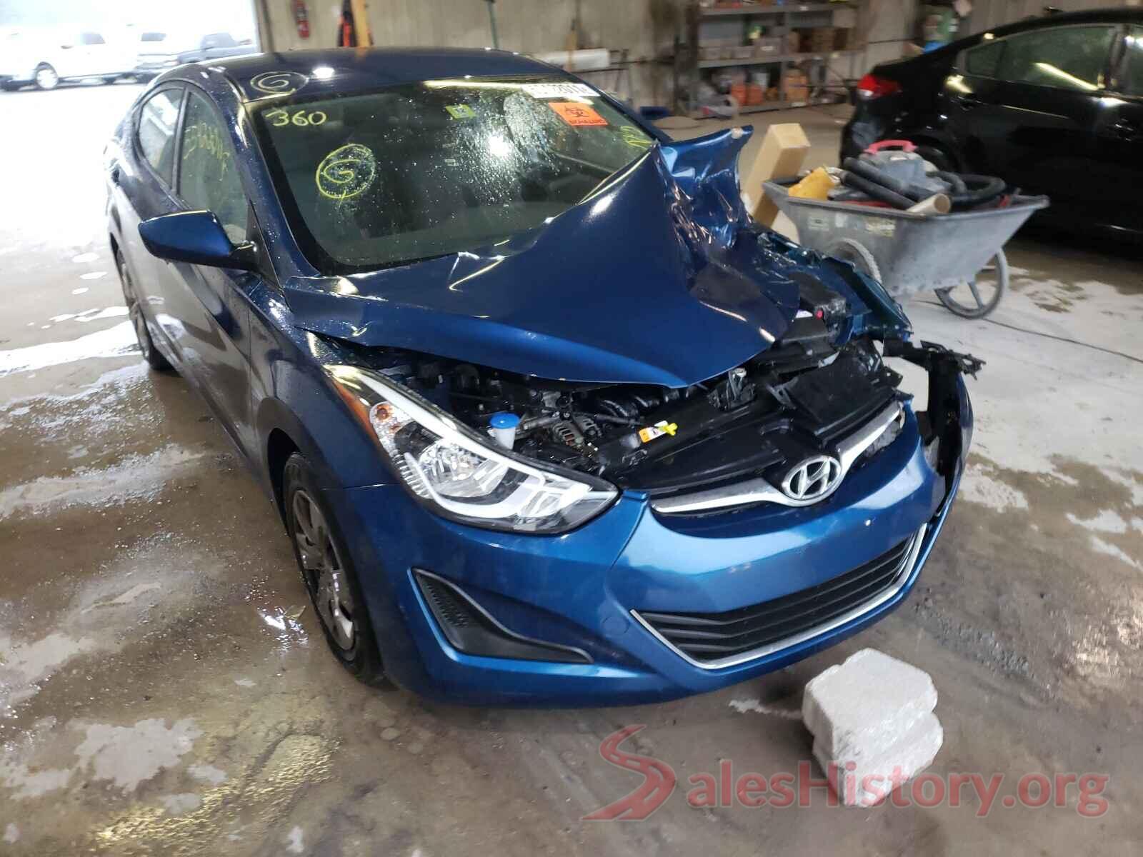 KMHDH4AE8GU571830 2016 HYUNDAI ELANTRA