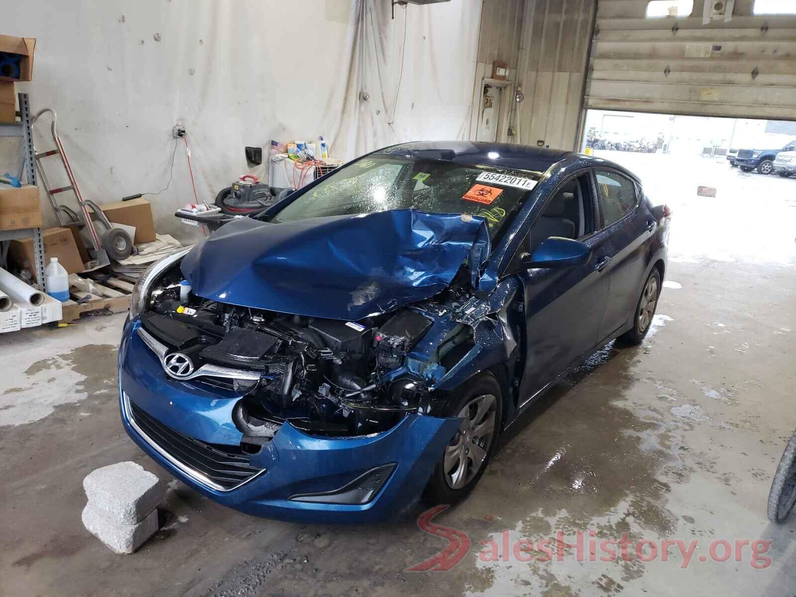 KMHDH4AE8GU571830 2016 HYUNDAI ELANTRA