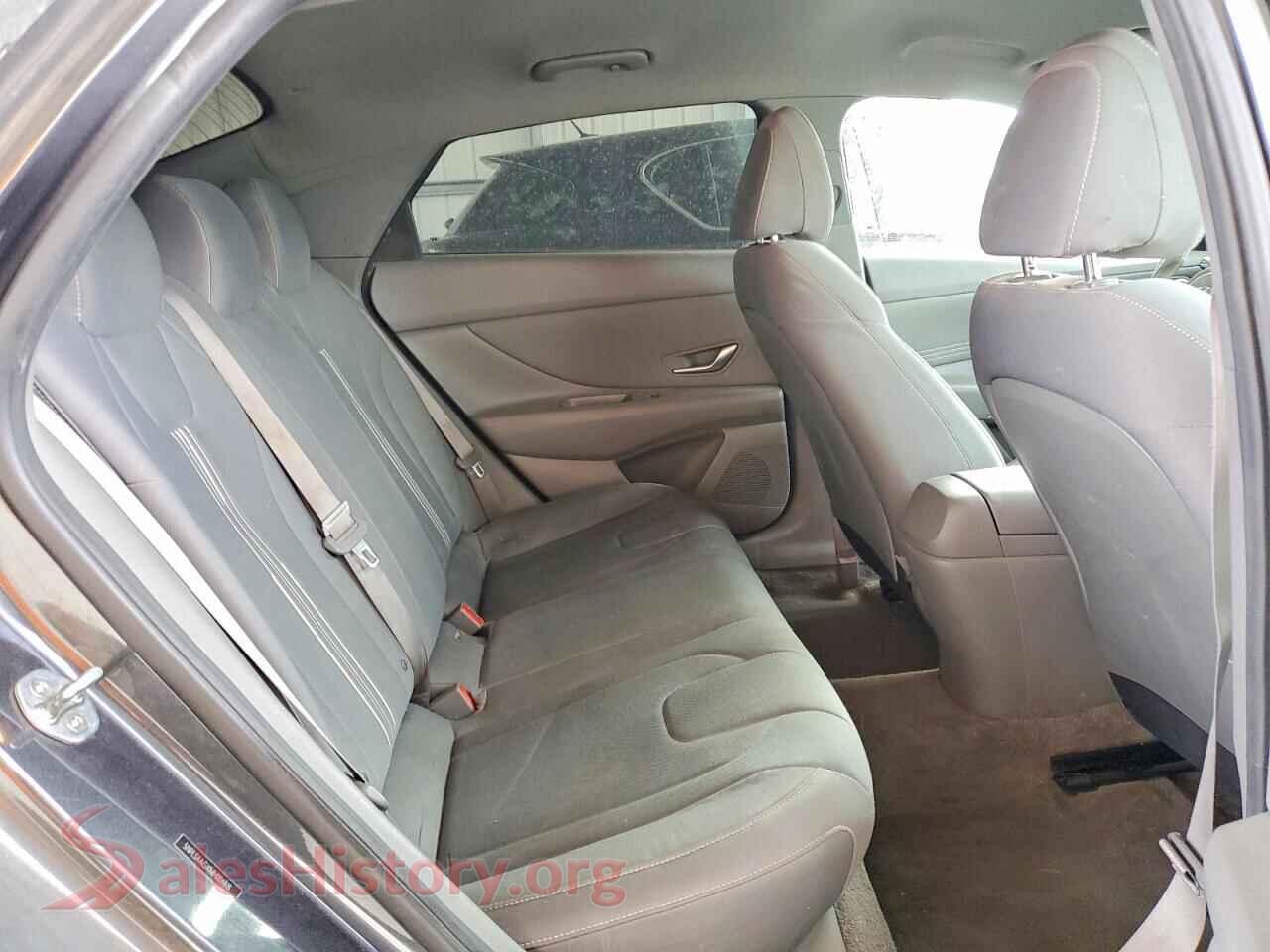 2021 HYUNDAI ELANTRA VIN 5NPLS4AGXMH006813, odometer mileage