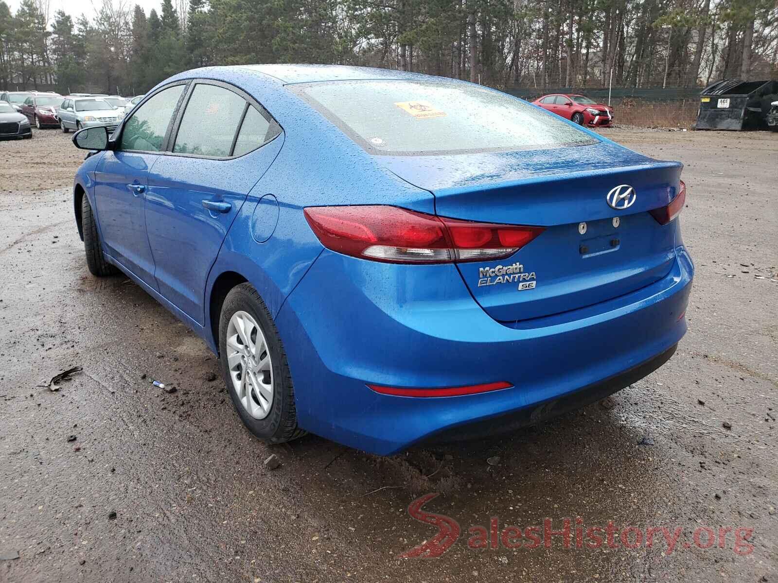 KMHD74LF7JU469810 2018 HYUNDAI ELANTRA