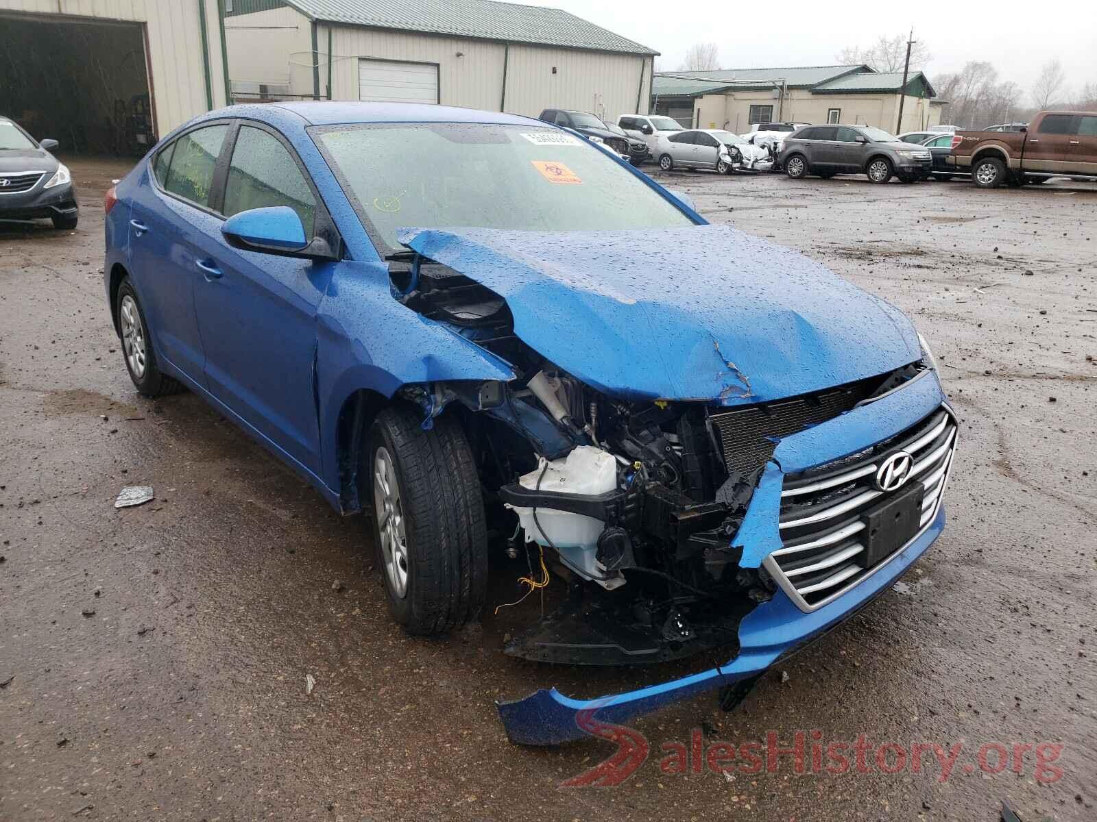 KMHD74LF7JU469810 2018 HYUNDAI ELANTRA