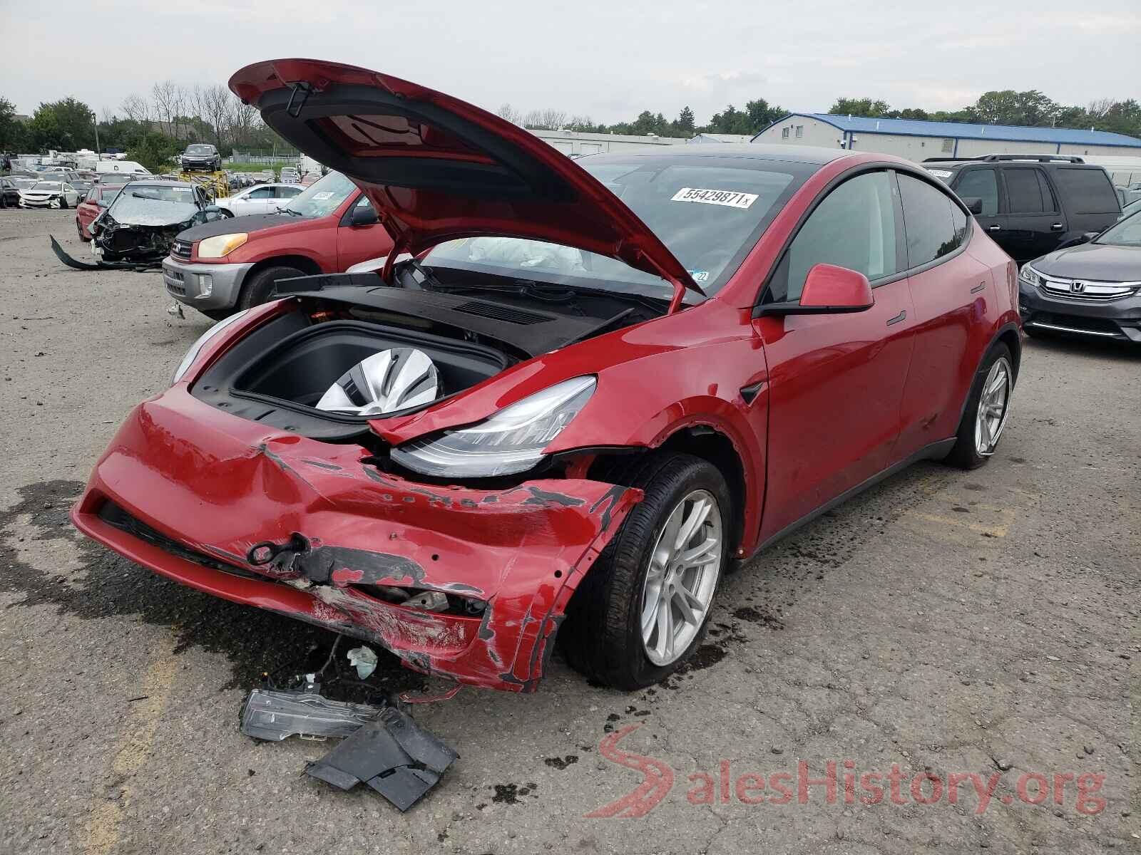 5YJYGDEE3MF079942 2021 TESLA MODEL Y