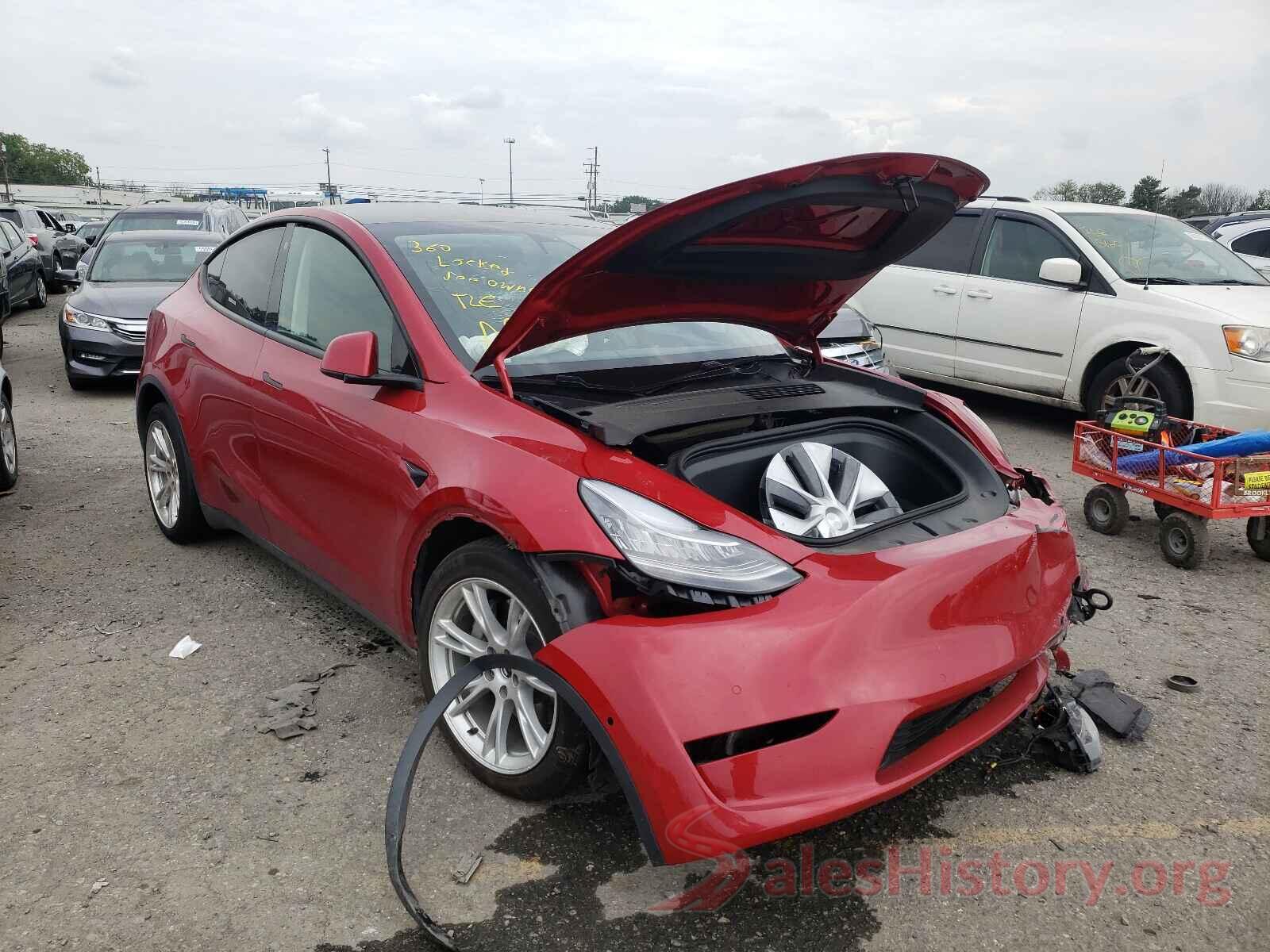 5YJYGDEE3MF079942 2021 TESLA MODEL Y