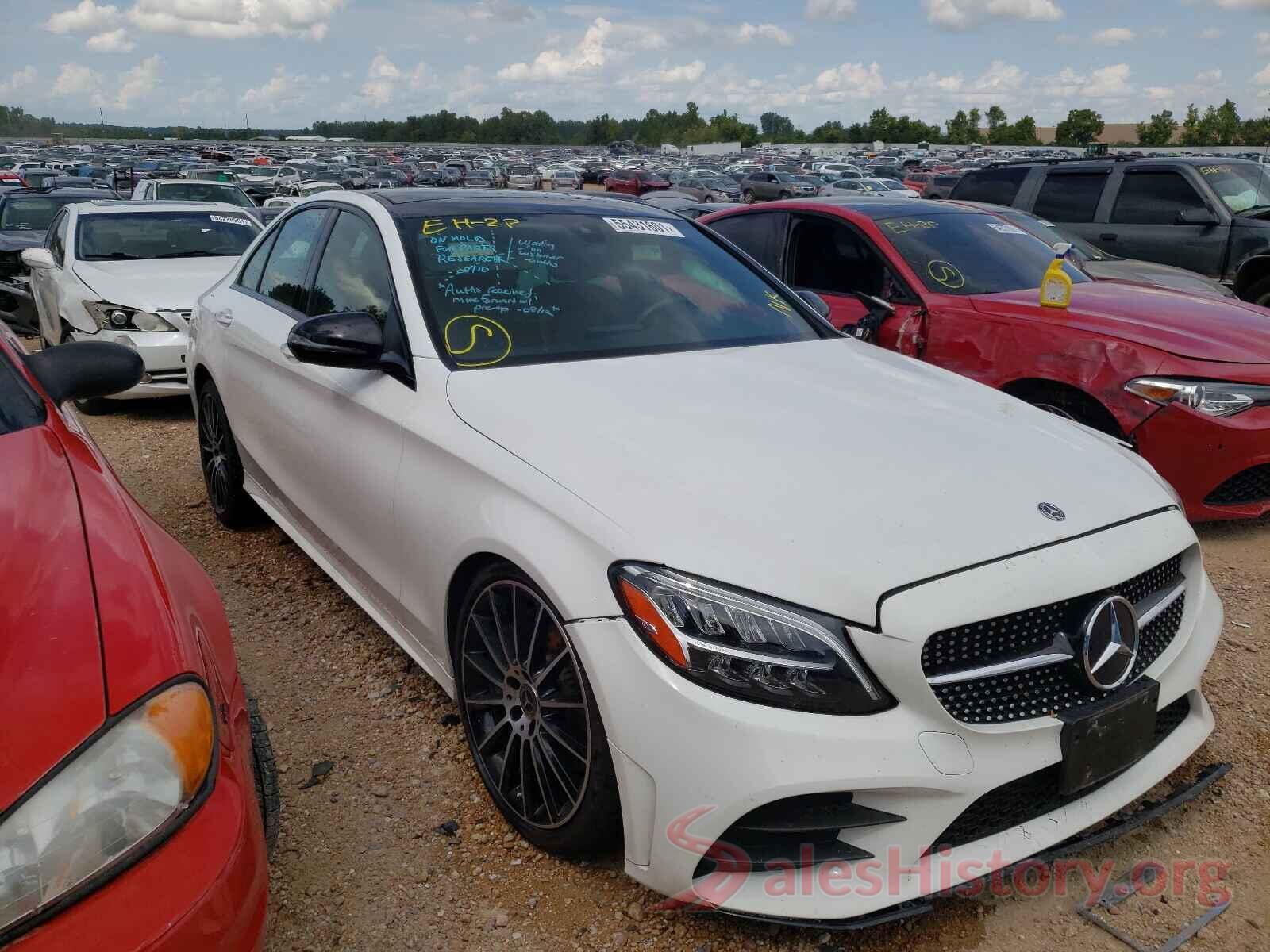 55SWF8EB0KU300237 2019 MERCEDES-BENZ C-CLASS