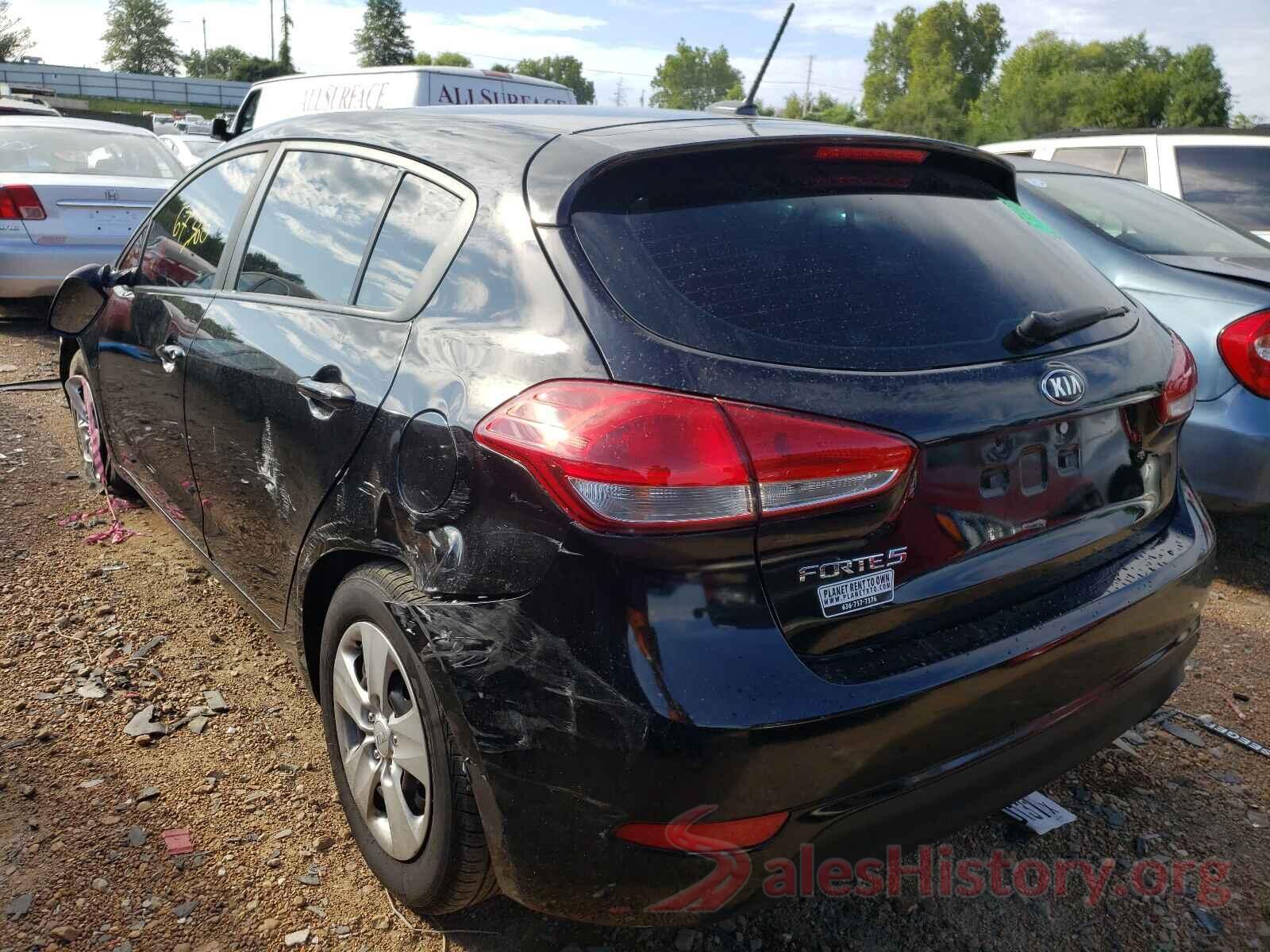 KNAFK5A89H5668123 2017 KIA FORTE