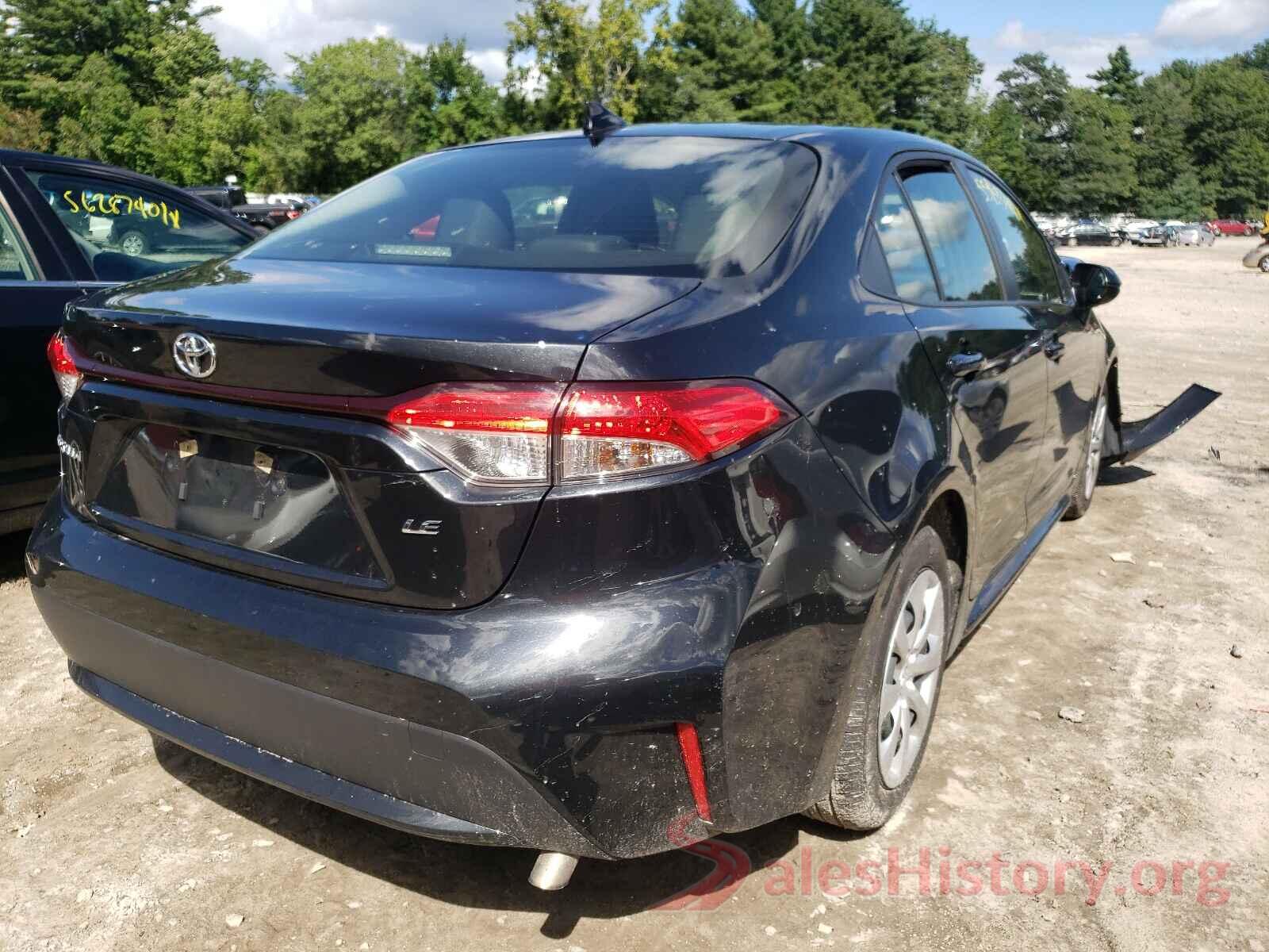 JTDEPRAE6LJ044468 2020 TOYOTA COROLLA